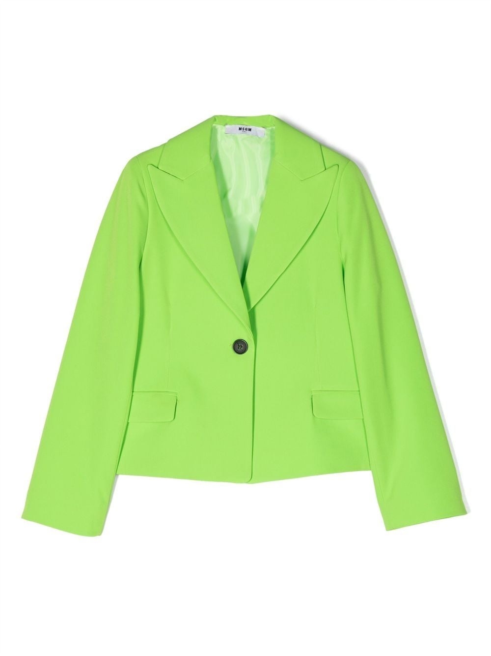 MSGM Kids single-breasted blazer - Green von MSGM Kids