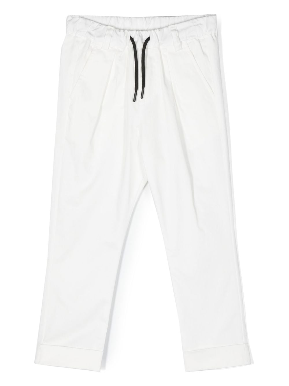MSGM Kids stretch-cotton casual trousers - White von MSGM Kids