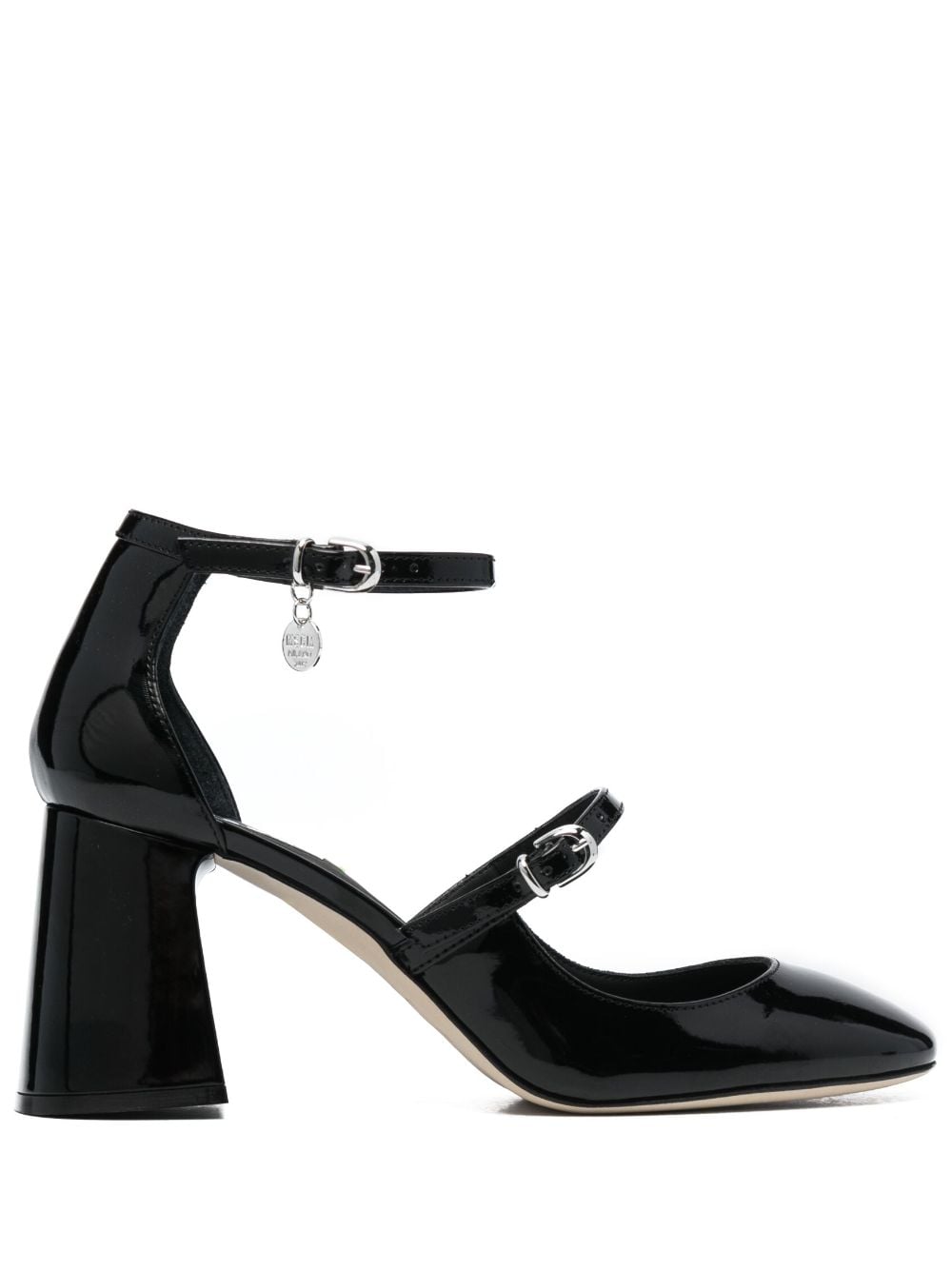 MSGM 85mm patent-finish pumps - Black von MSGM