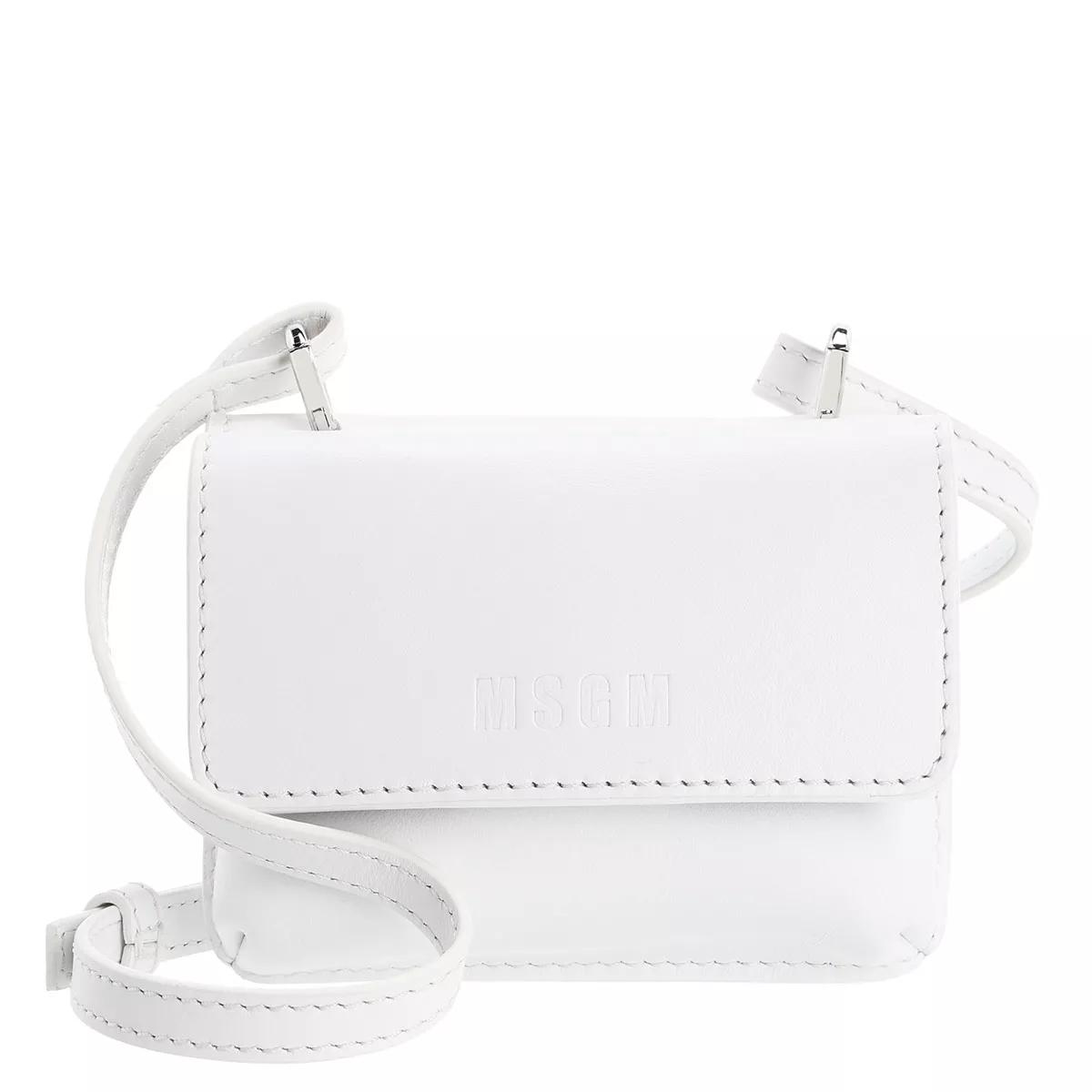 MSGM Schultertasche - Crossbody Bag - Gr. unisize - in Weiß - für Damen MSGM Schultertasche - Crossbody Bag - Gr. unisize - in Weiß - für Damen von MSGM