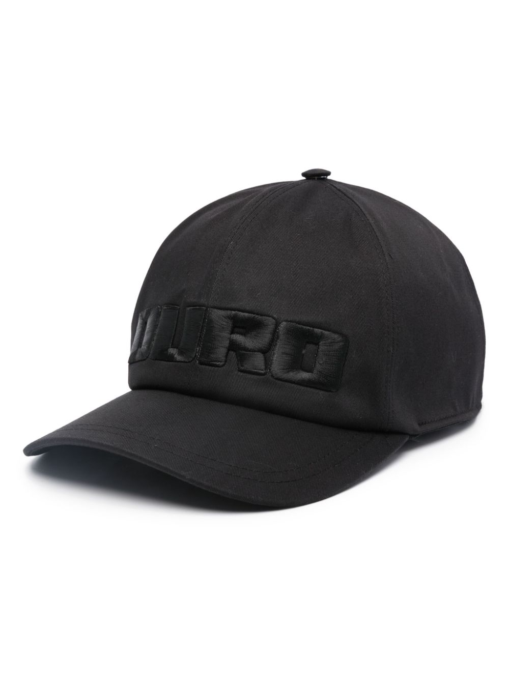 MSGM Duro-embroidered baseball cap - Black von MSGM