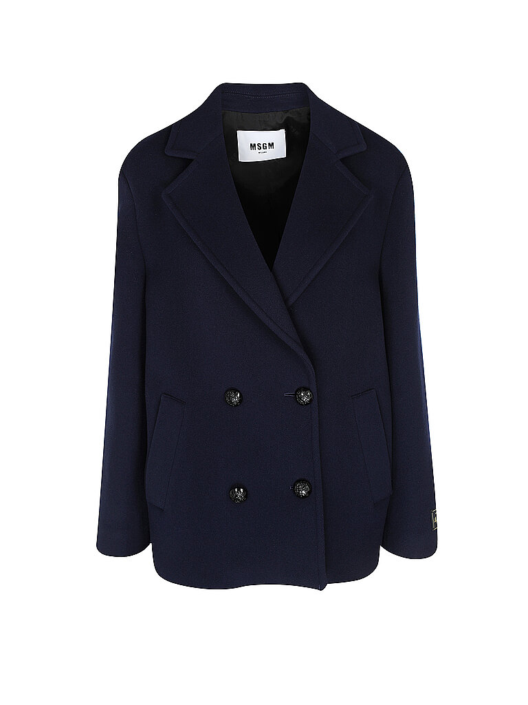 MSGM Wollmantel dunkelblau | 40 MSGM Wollmantel dunkelblau | 40 von MSGM