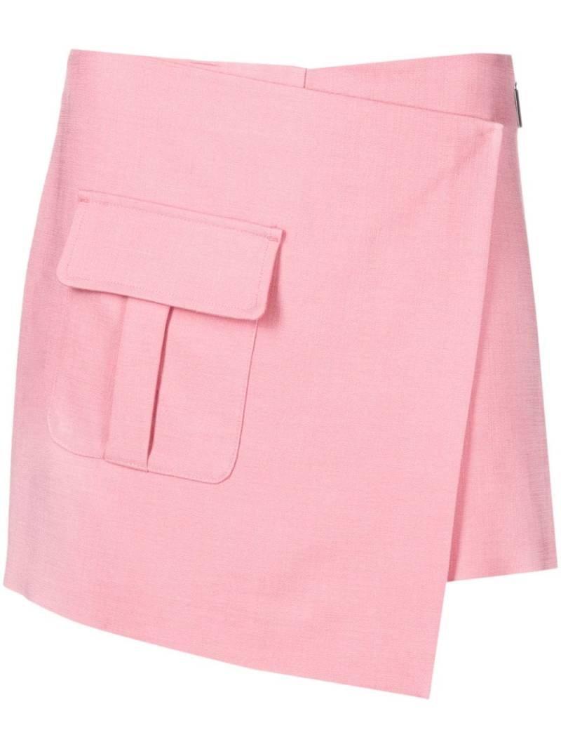 MSGM asymmetric tailored skort - Pink von MSGM