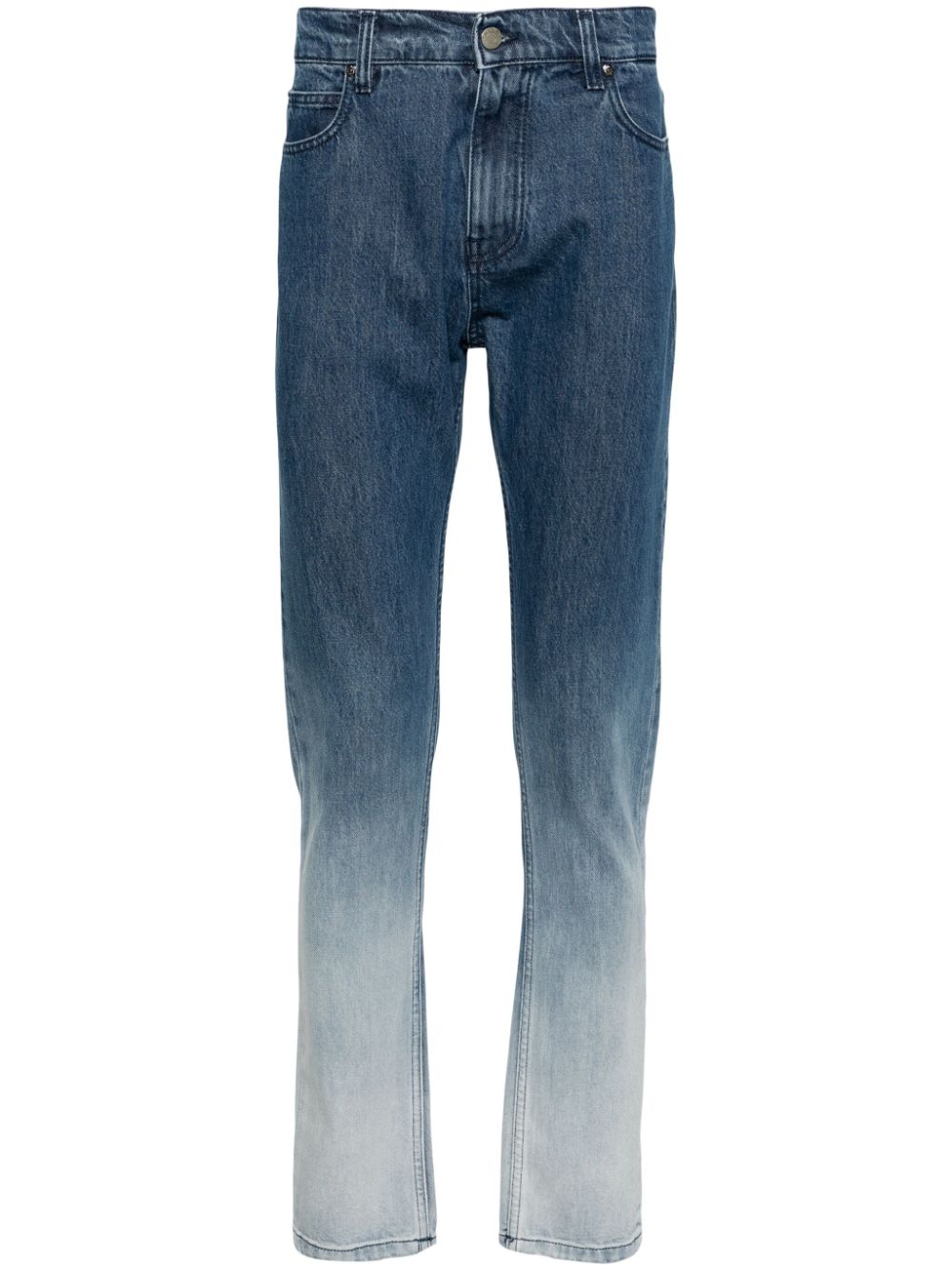 MSGM bleach-wash tapered jeans - Blue von MSGM