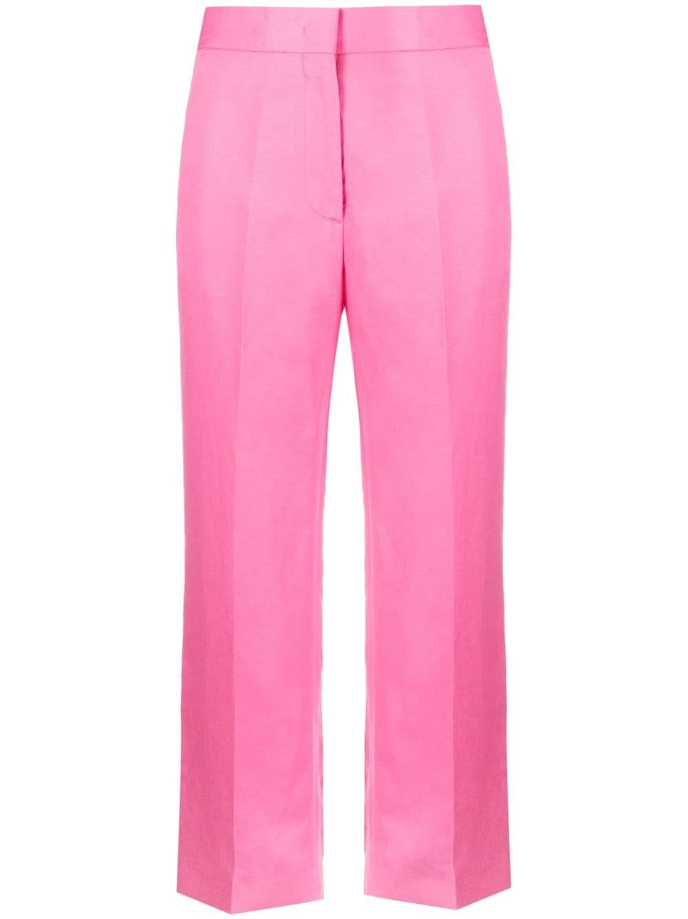 MSGM cropped tailored trousers - Pink von MSGM