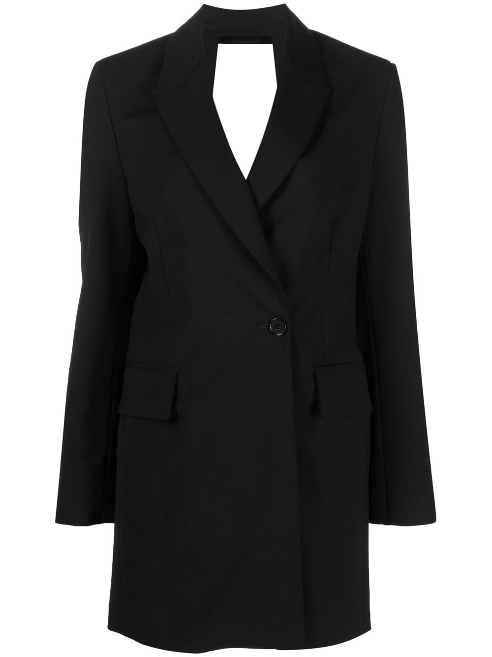 MSGM double-breasted blazer dress - Black von MSGM