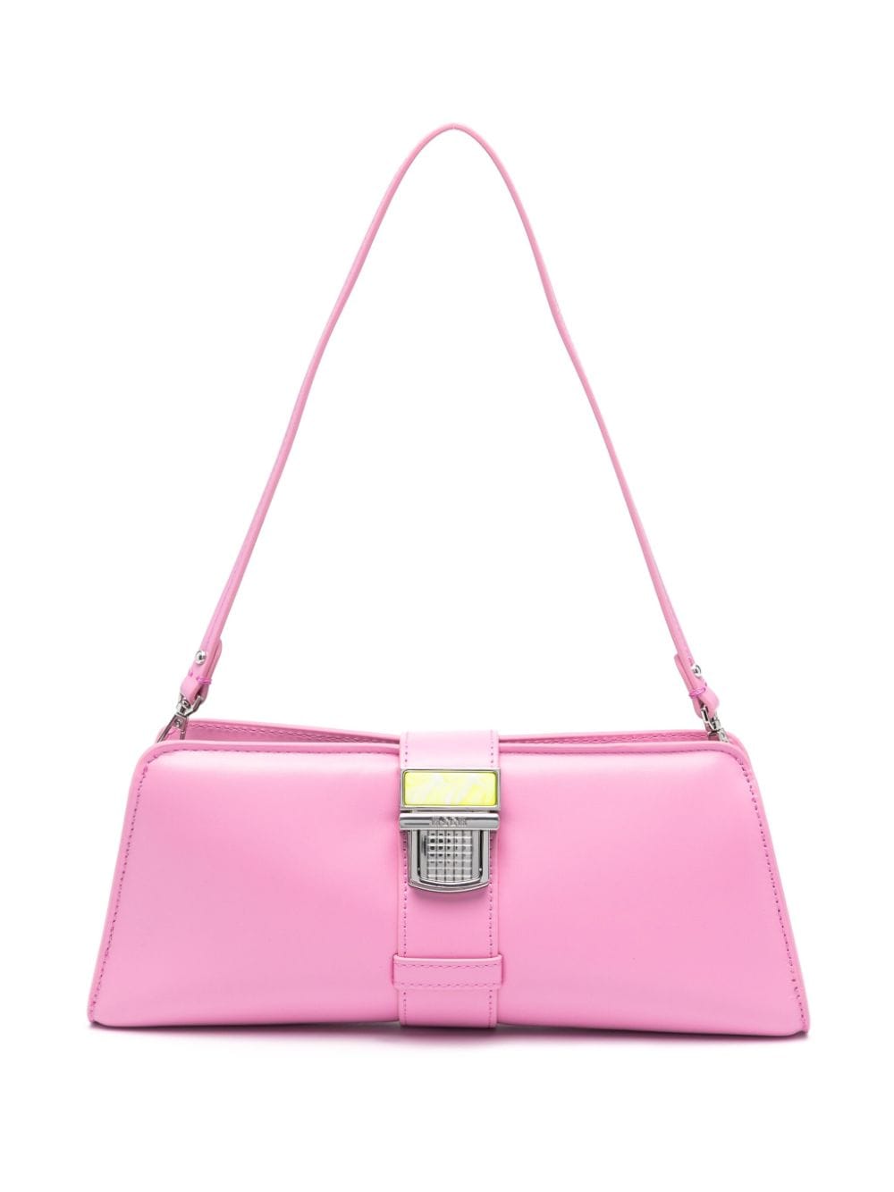 MSGM engraved-logo shoulder bag - Pink von MSGM