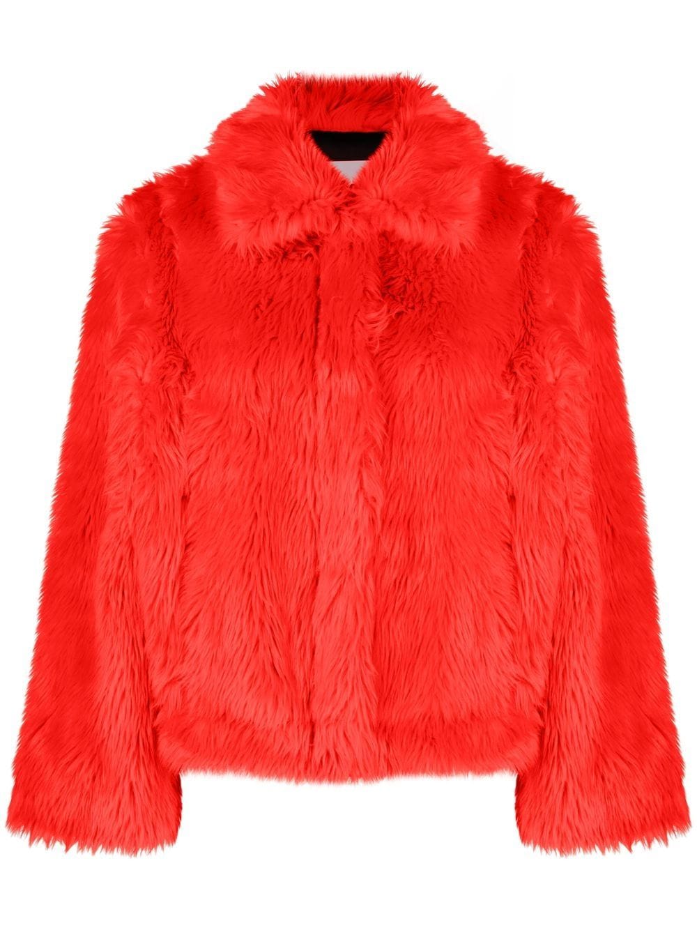 MSGM faux-fur jacket - Red von MSGM