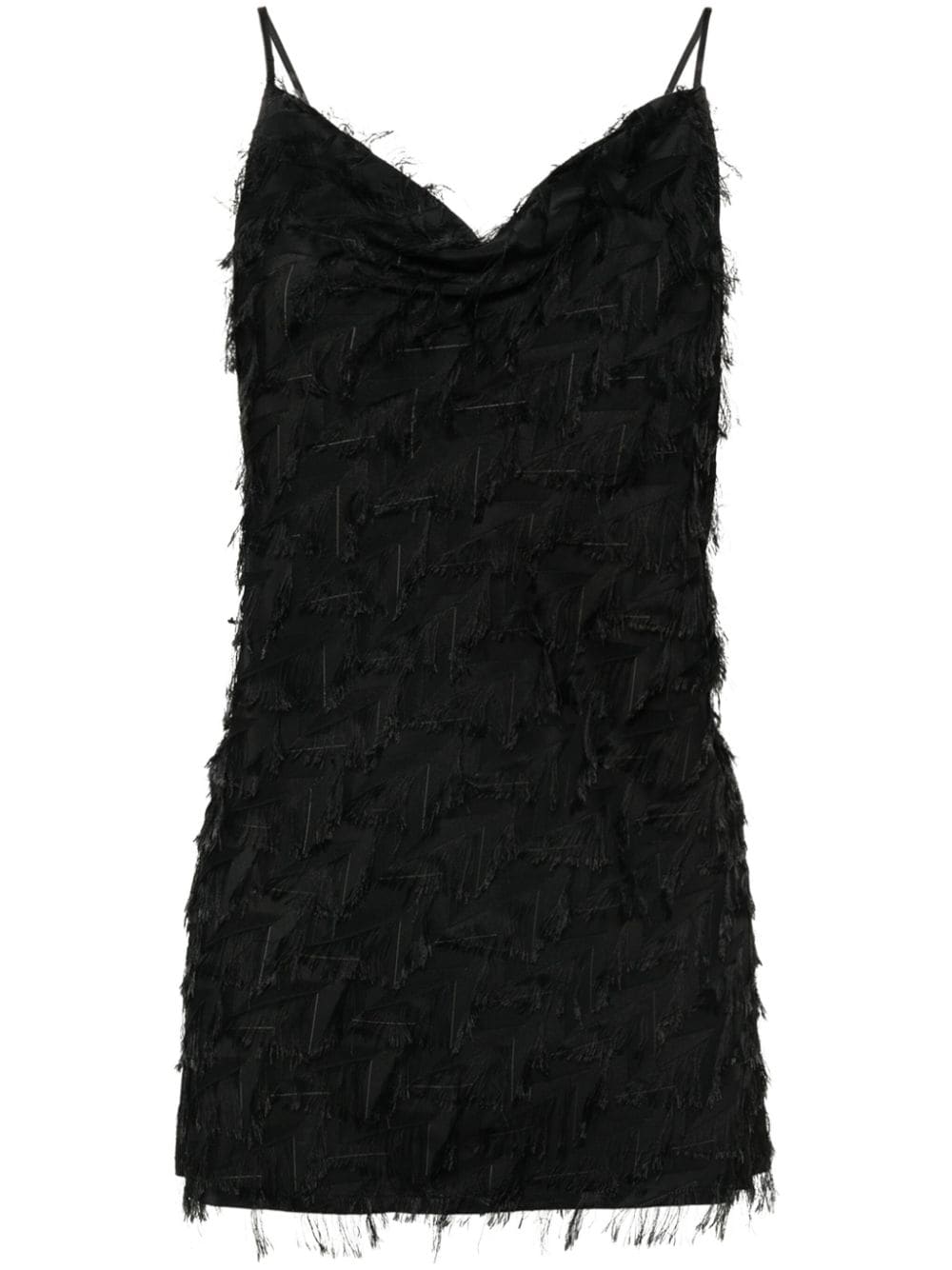 MSGM fringed tank top - Black von MSGM