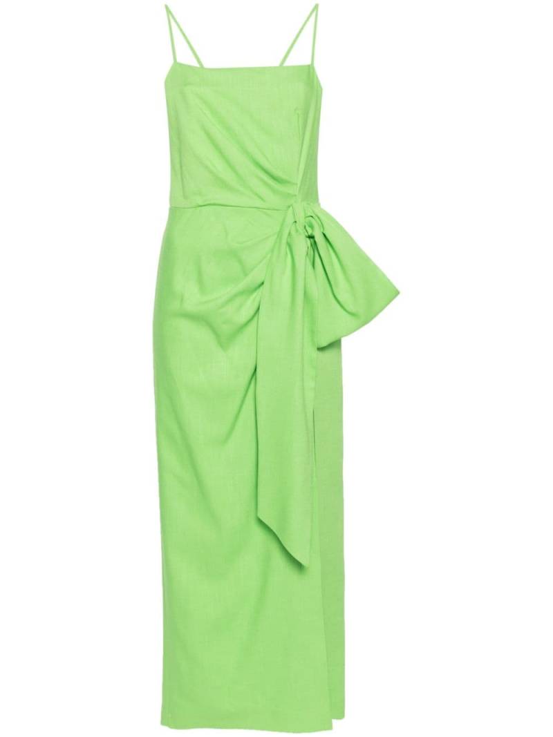 MSGM gathered-detail maxi dress - Green von MSGM