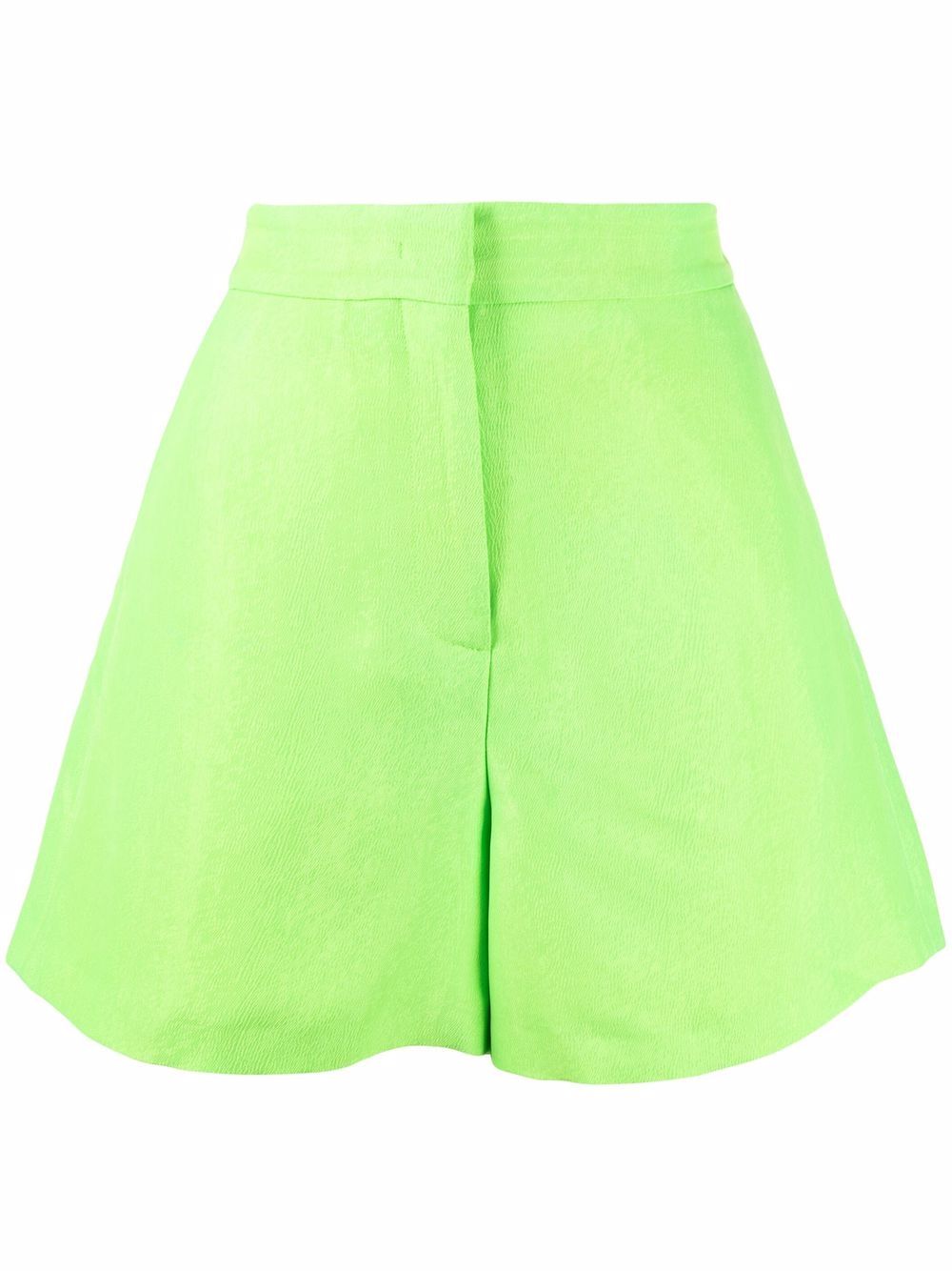 MSGM high-waist A-line shorts - Green von MSGM