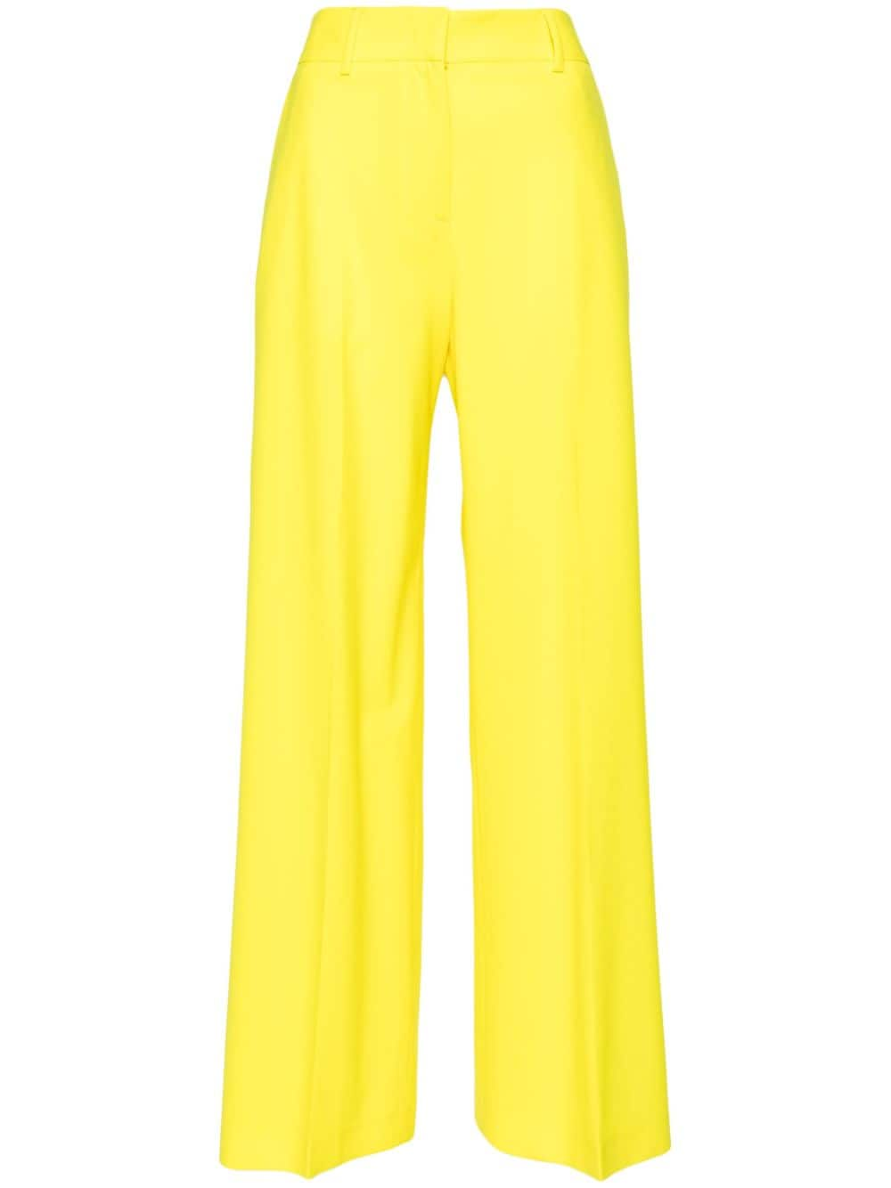 MSGM high-waist palazzo pants - Yellow von MSGM