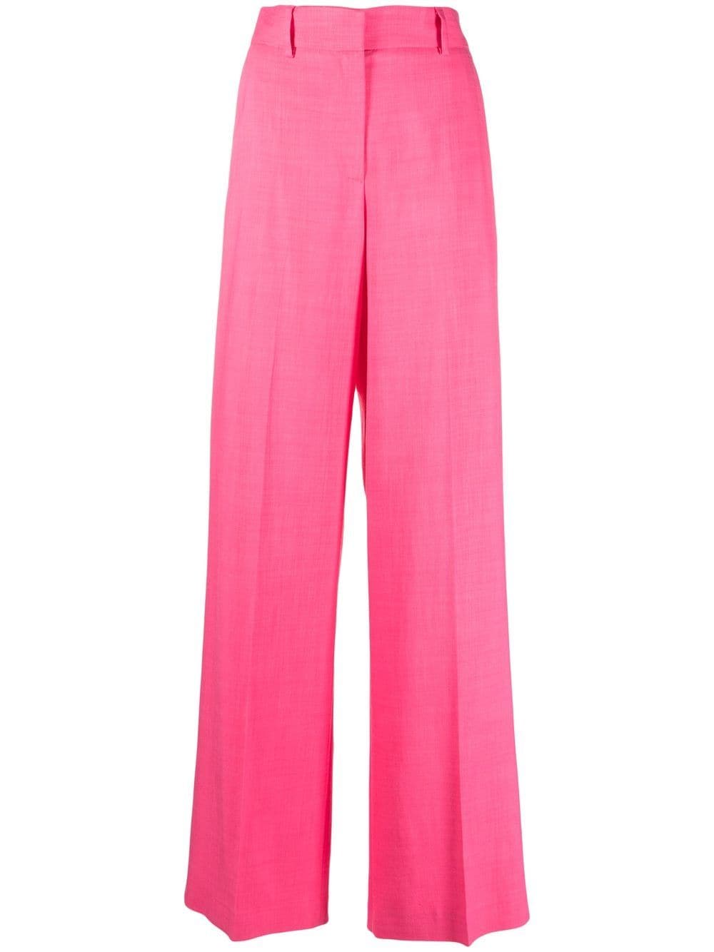 MSGM high-waist wide-leg trousers - Pink von MSGM