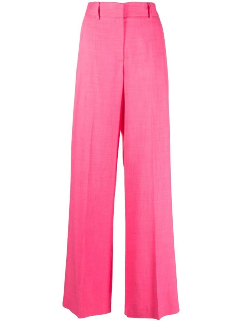 MSGM high-waist wide-leg trousers - Pink von MSGM