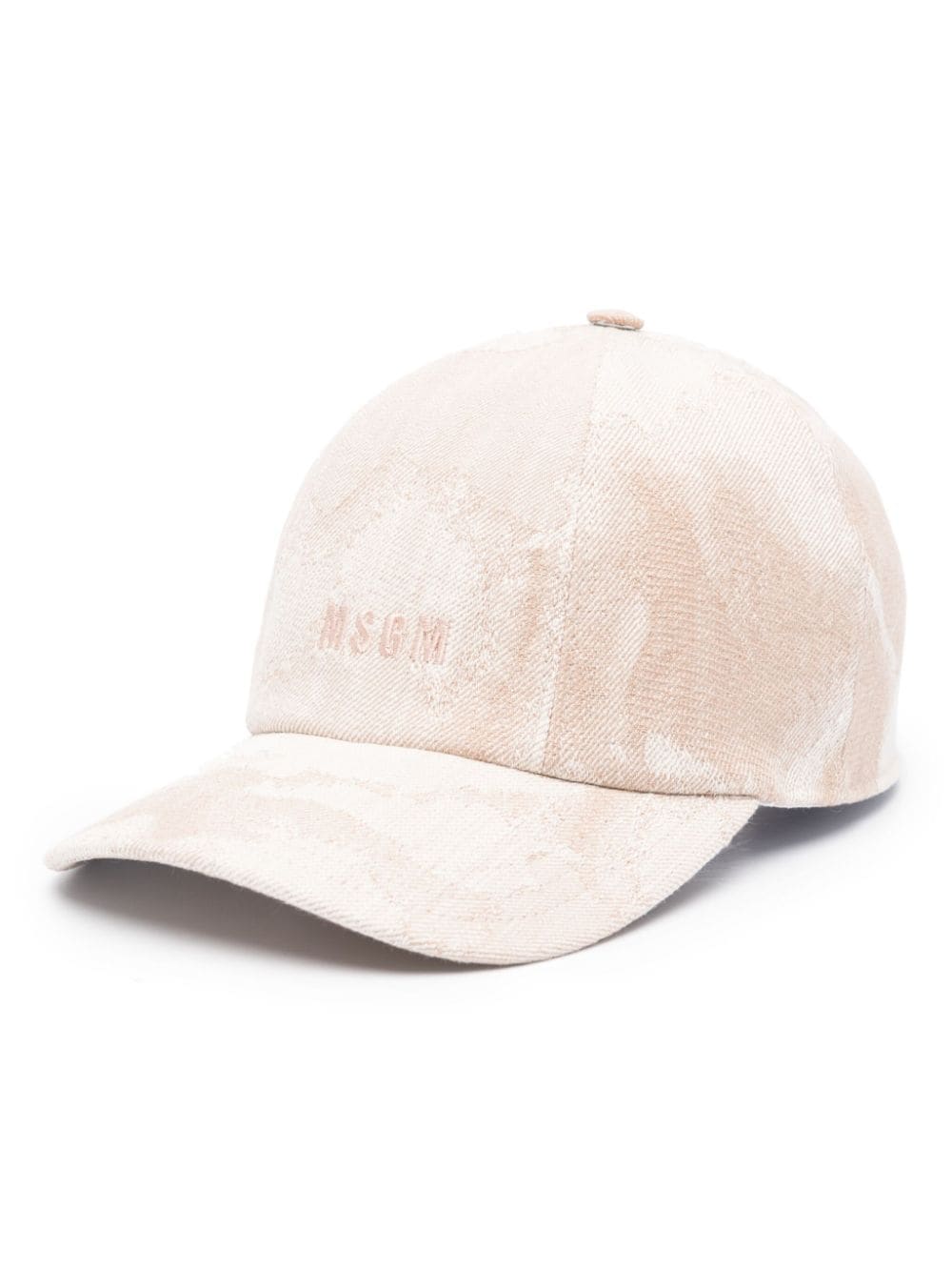 MSGM jacquard-patterned baseball cap - Neutrals von MSGM