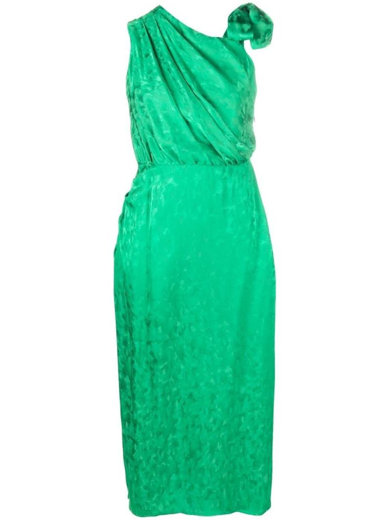 MSGM jacquard-print sleeveless dress - Green von MSGM