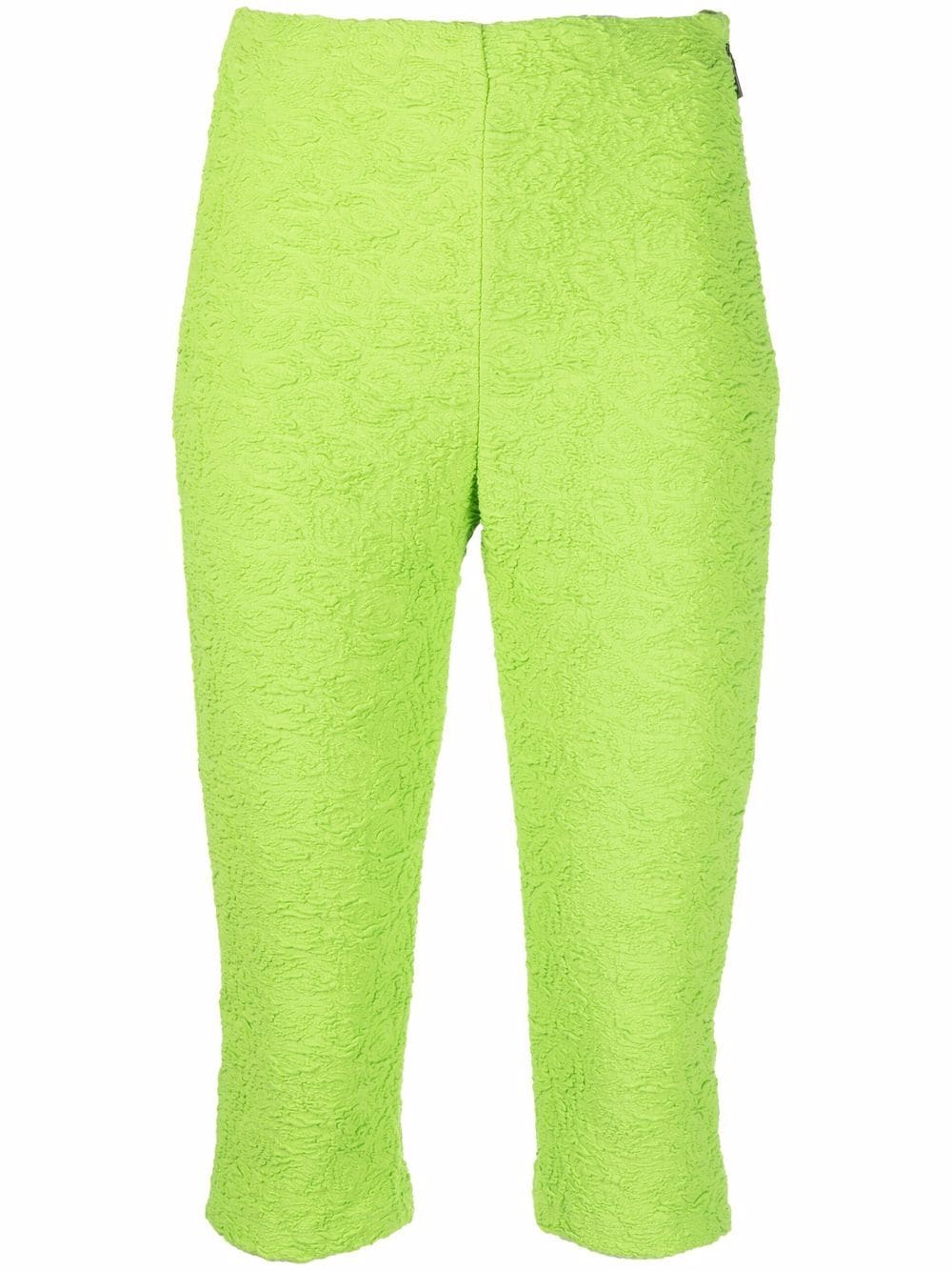 MSGM jersey-knit cropped leggings - Green von MSGM