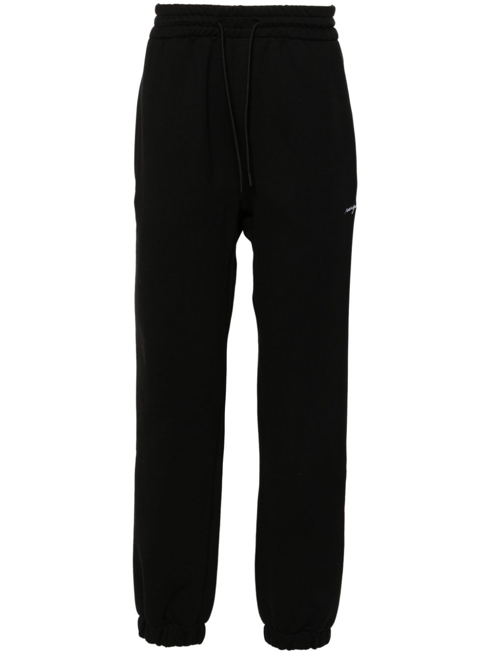 MSGM logo-embroidered track pants - Black von MSGM