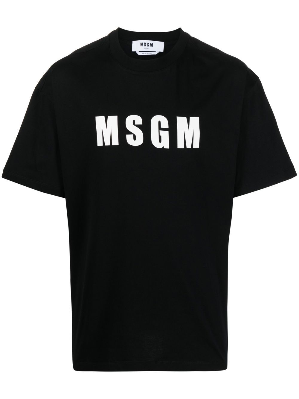 MSGM logo-print T-shirt - Black von MSGM