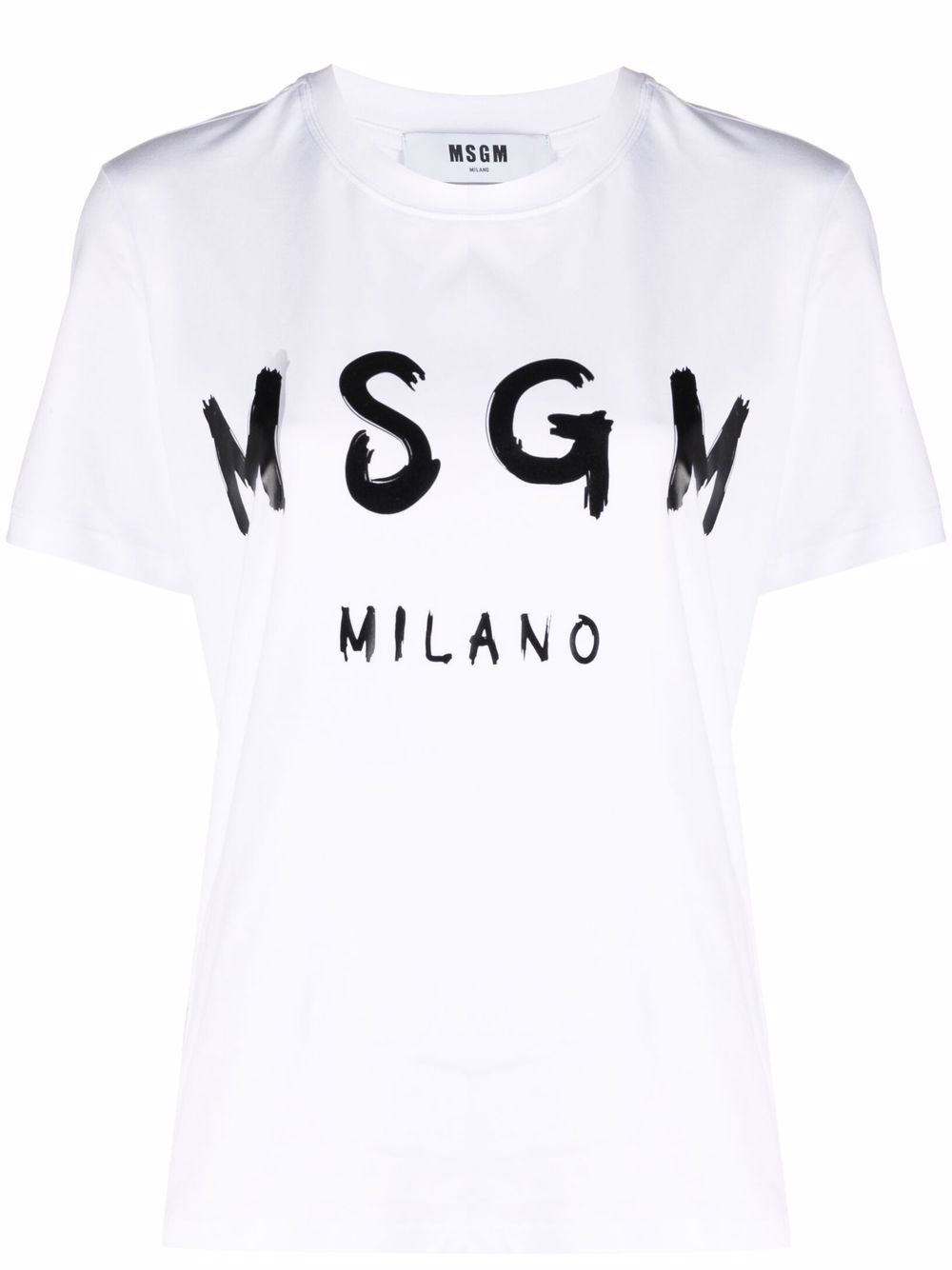 MSGM logo-print T-shirt - White von MSGM