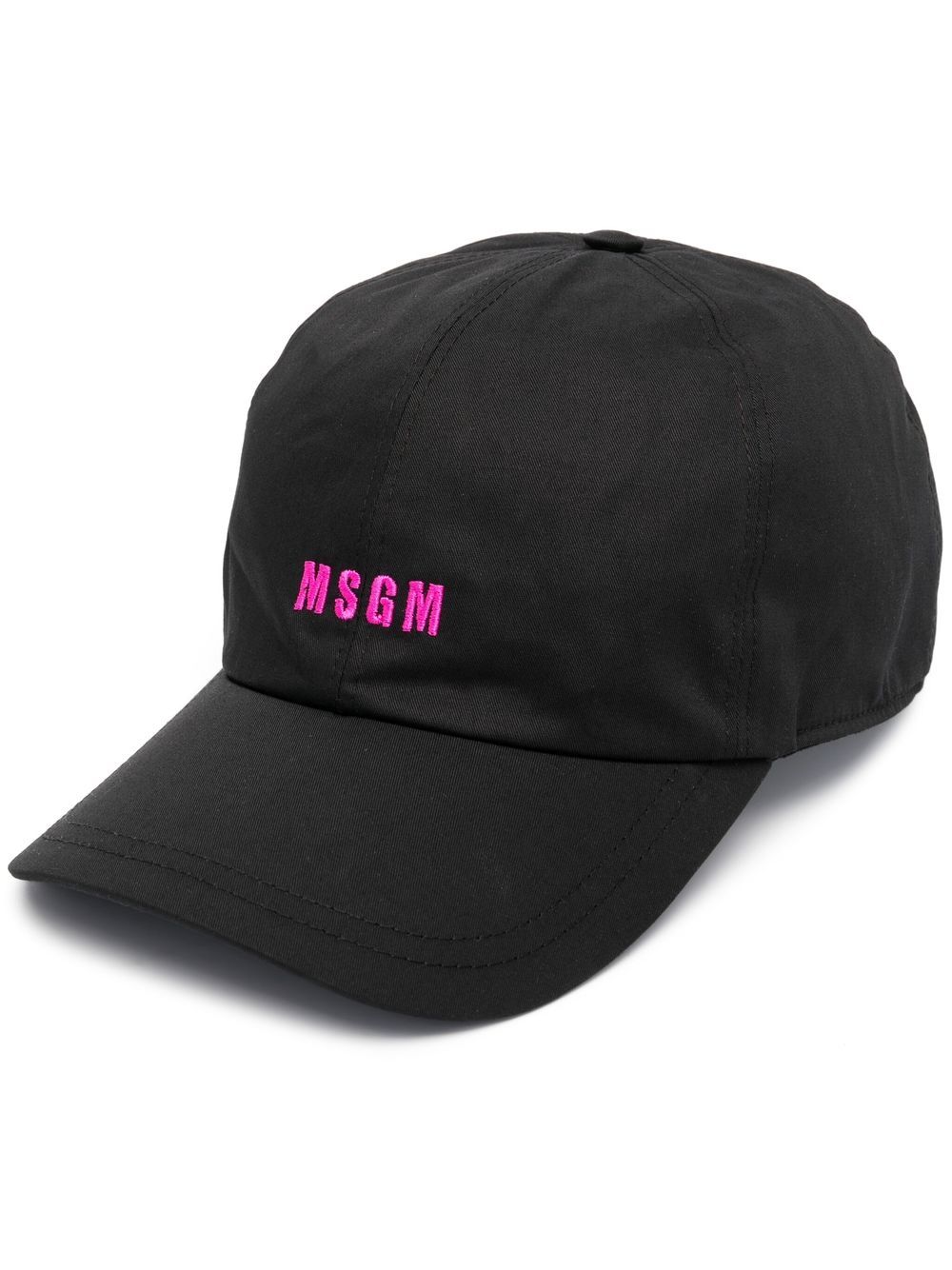 MSGM logo-print baseball cap - Black von MSGM