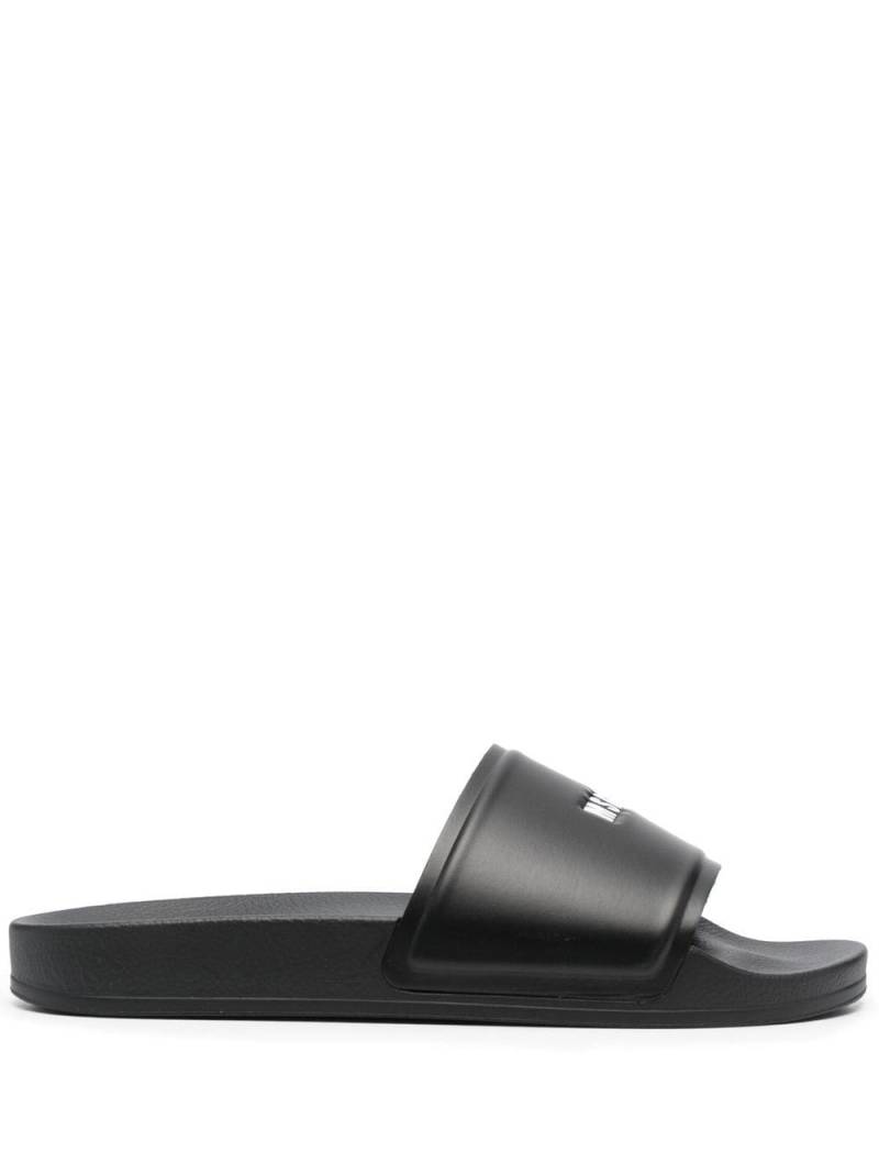 MSGM logo-print sliders - Black von MSGM