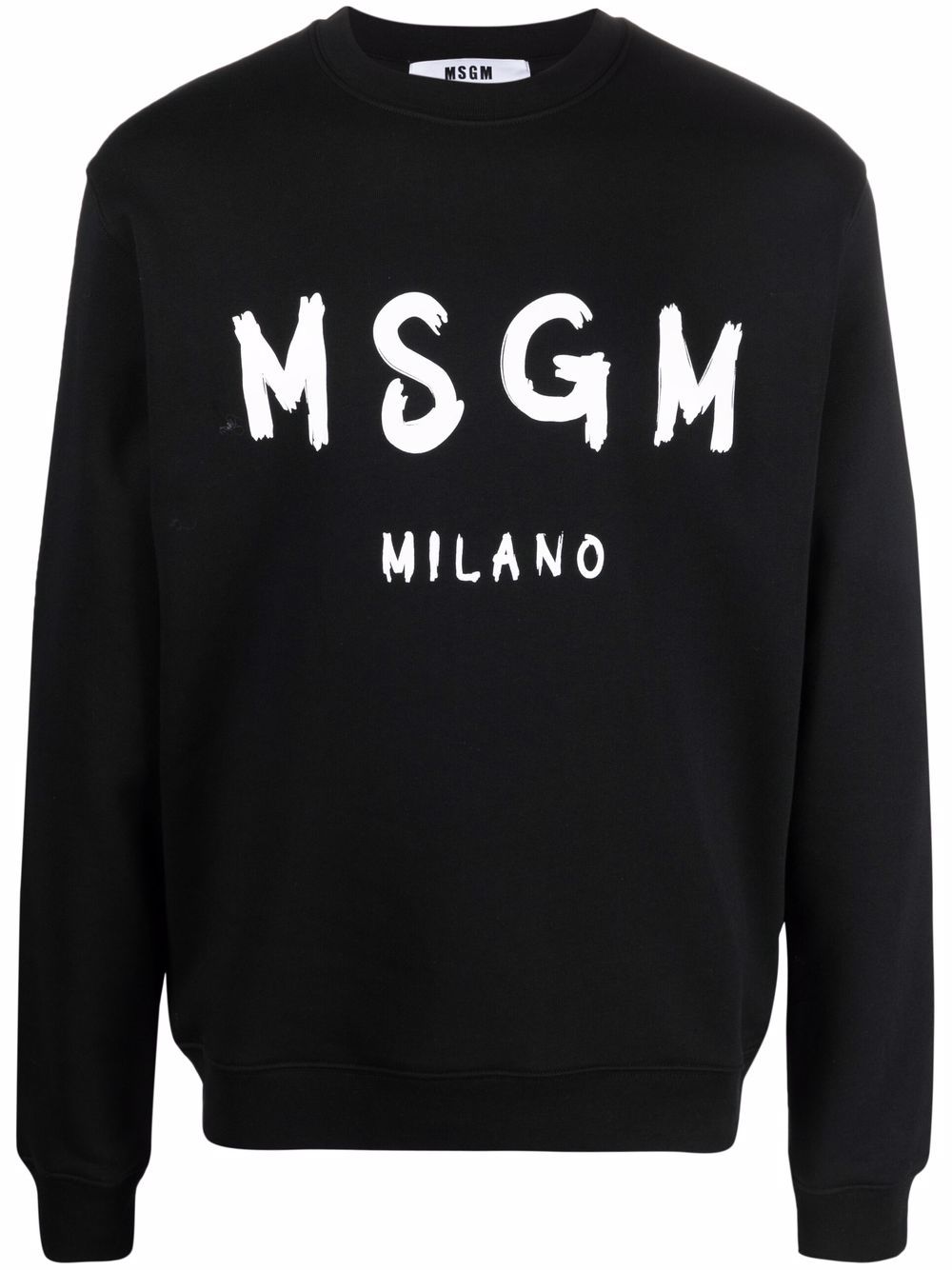 MSGM logo-print sweatshirt - Black von MSGM