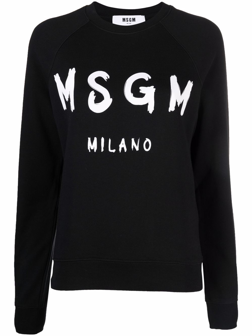MSGM logo-print sweatshirt - Black von MSGM