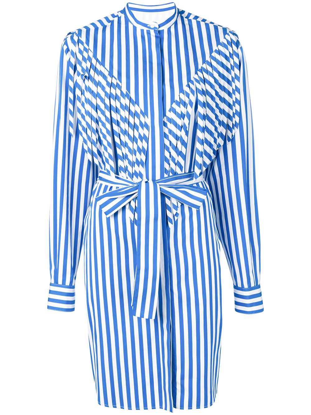 MSGM long striped shirt - Blue von MSGM