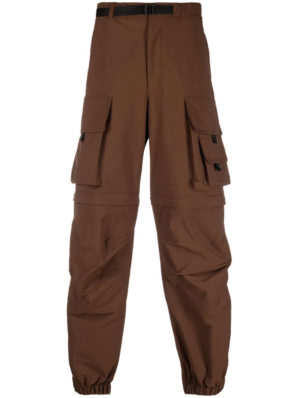 MSGM mid-rise cargo trousers - Brown von MSGM