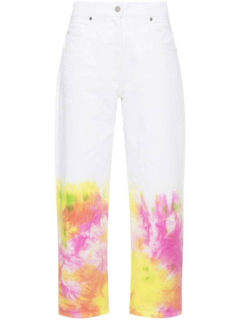 MSGM mid-rise tapered jeans - White von MSGM