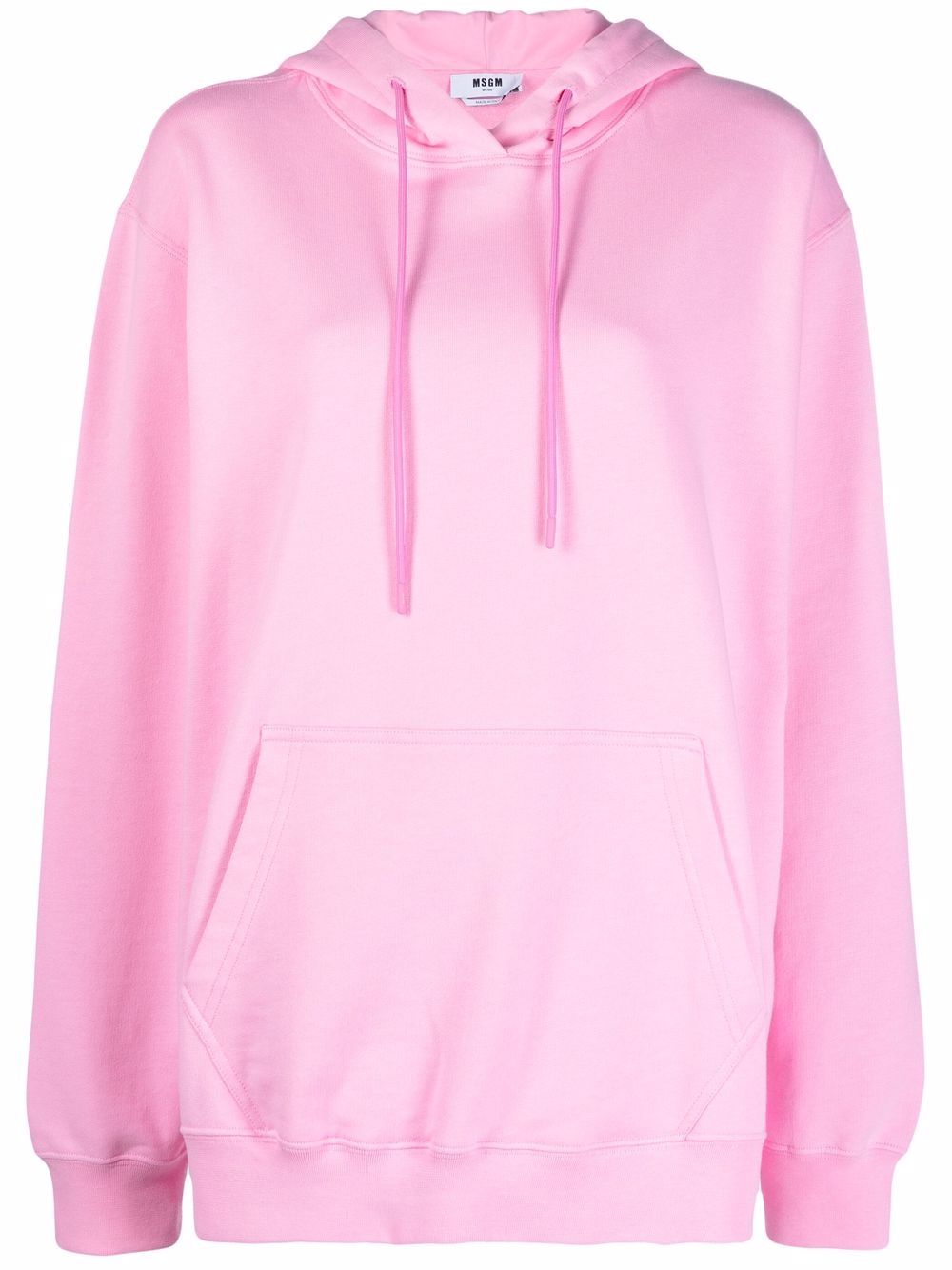 MSGM oversized cotton hoodie - Pink von MSGM