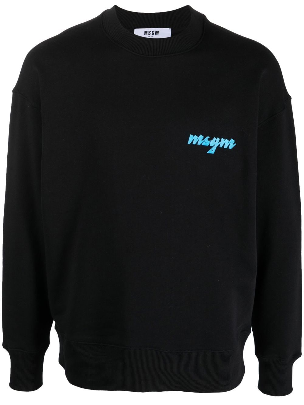 MSGM palm tree logo-print sweatshirt - Black von MSGM