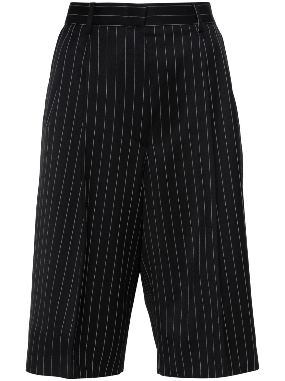 MSGM pinstripe tailored shorts - Blue von MSGM