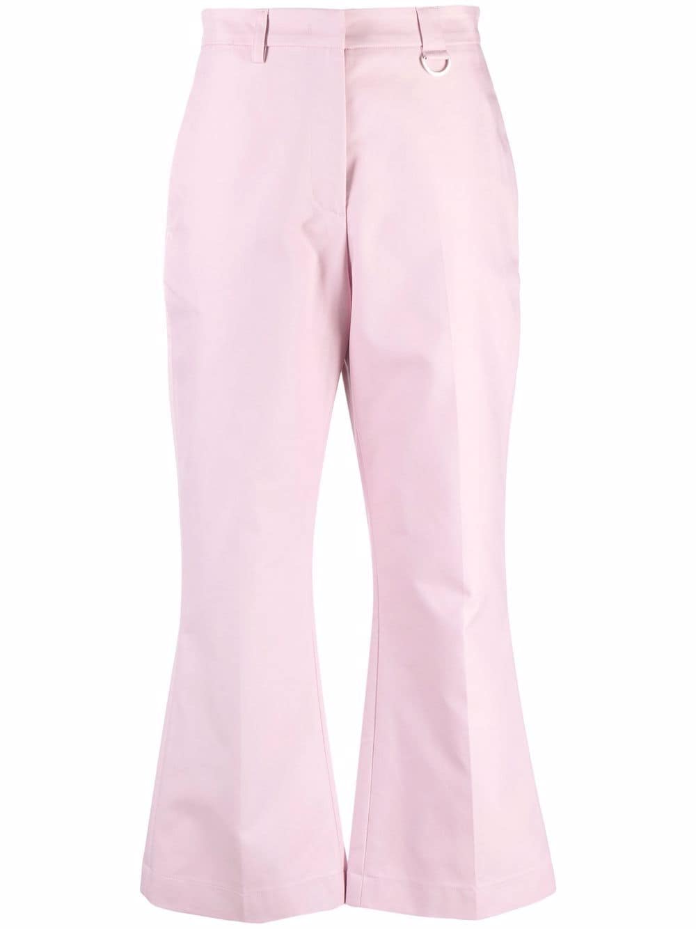 MSGM pressed-crease cotton tailored trousers - Pink von MSGM