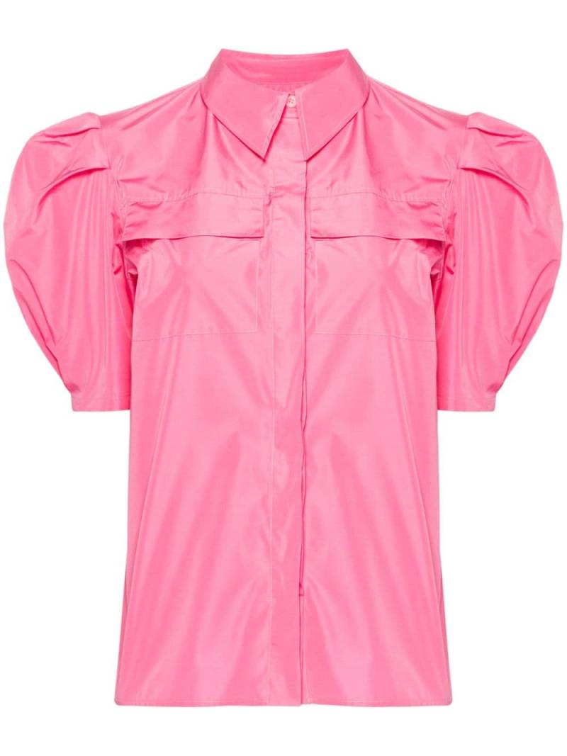 MSGM short puff-sleeves shirt - Pink von MSGM