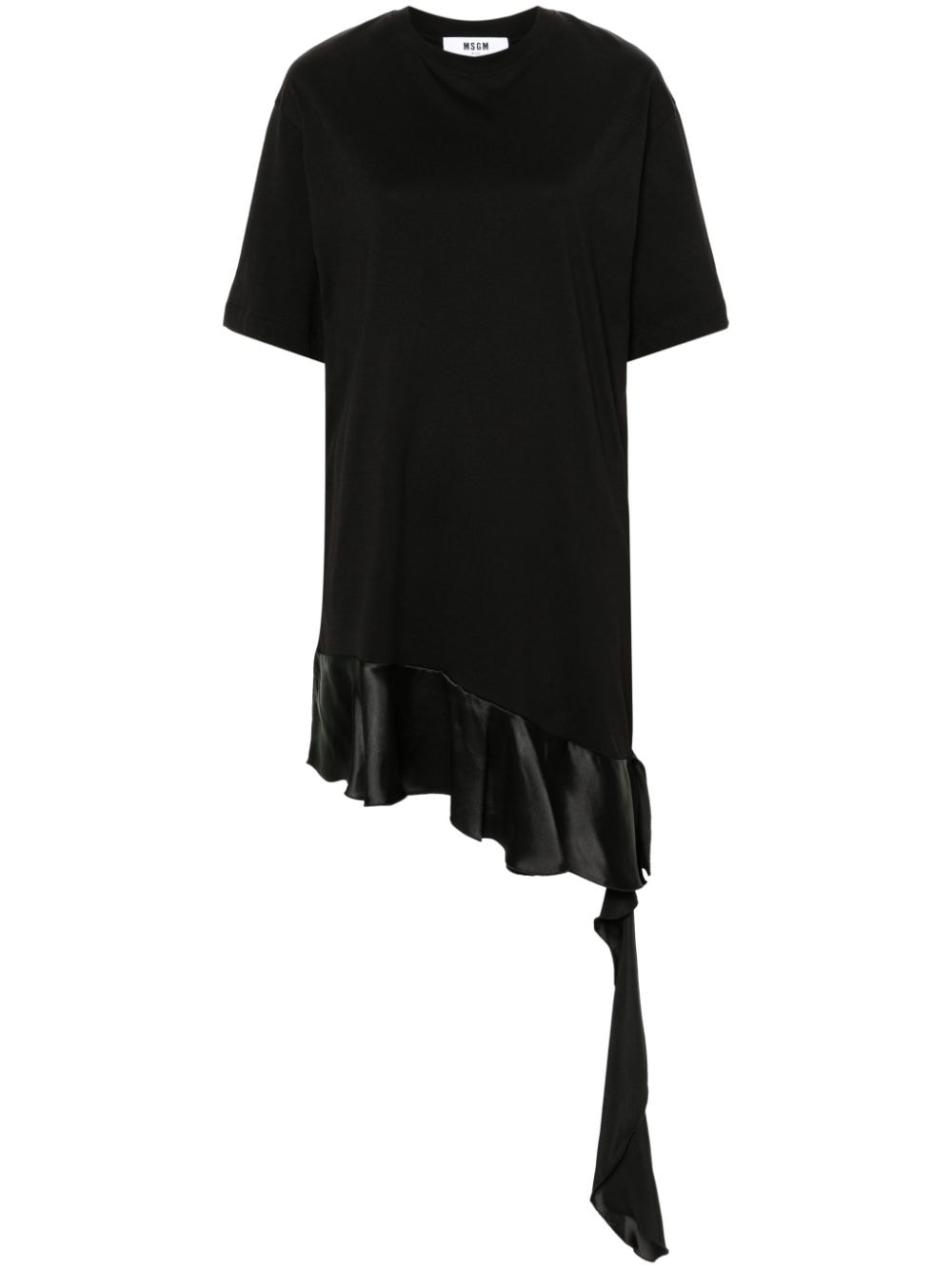 MSGM short-sleeve cotton T-shirt dress - Black von MSGM