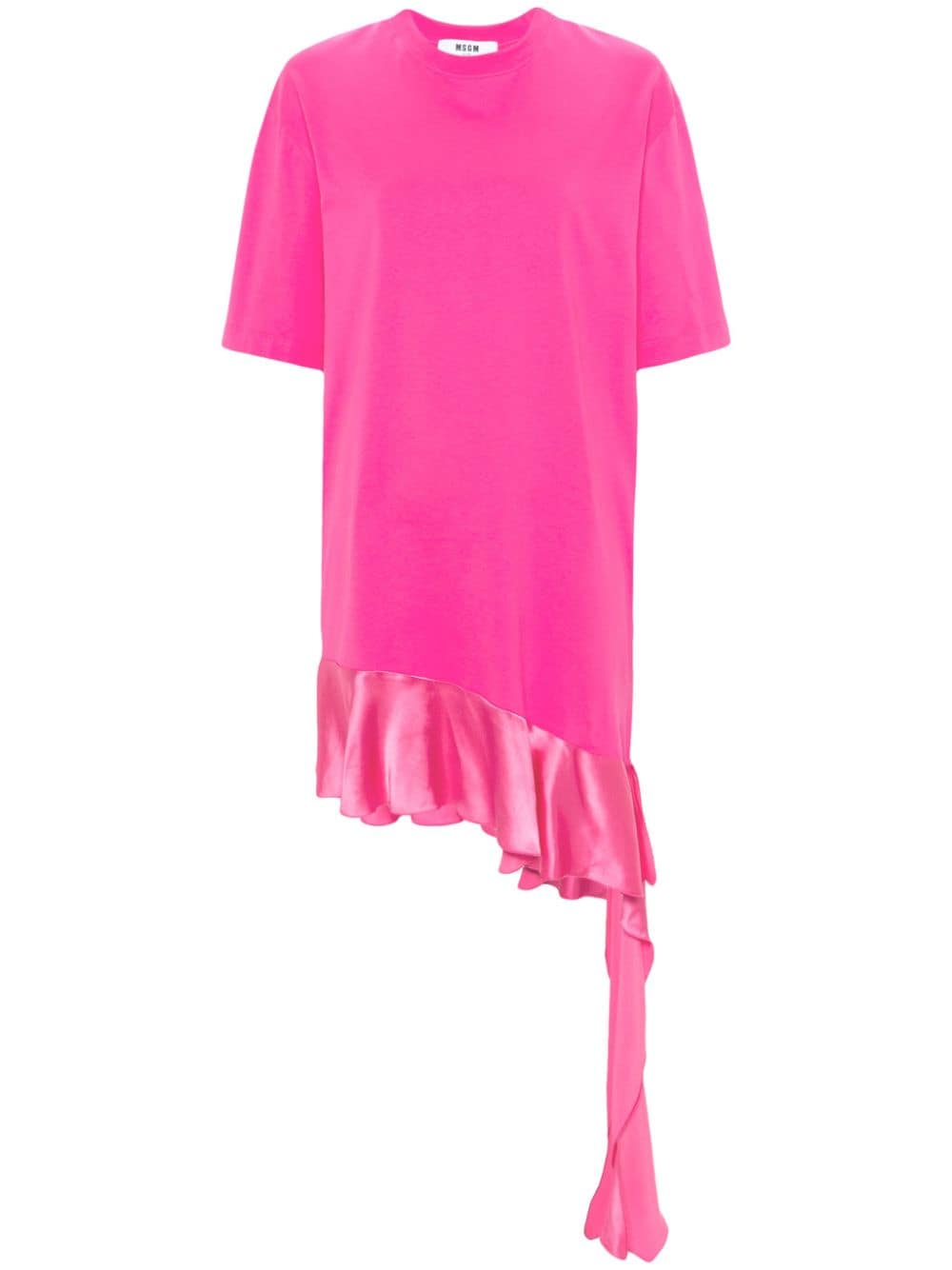 MSGM short-sleeve cotton T-shirt dress - Pink von MSGM