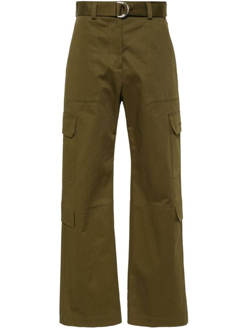 MSGM straight-leg cargo trousers - Green von MSGM