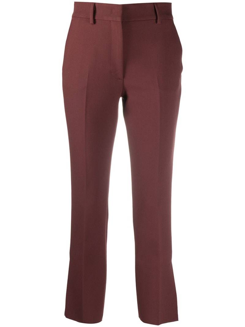 MSGM tailored cropped trousers - Brown von MSGM