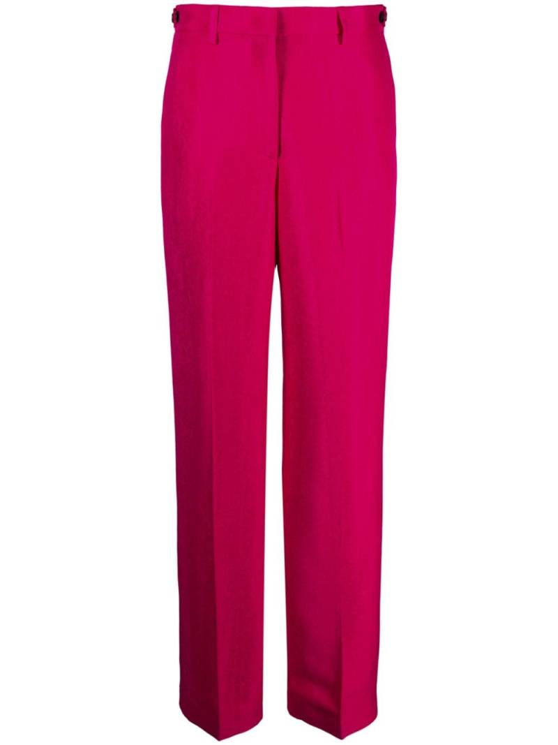 MSGM tailored high-waisted trousers - Pink von MSGM