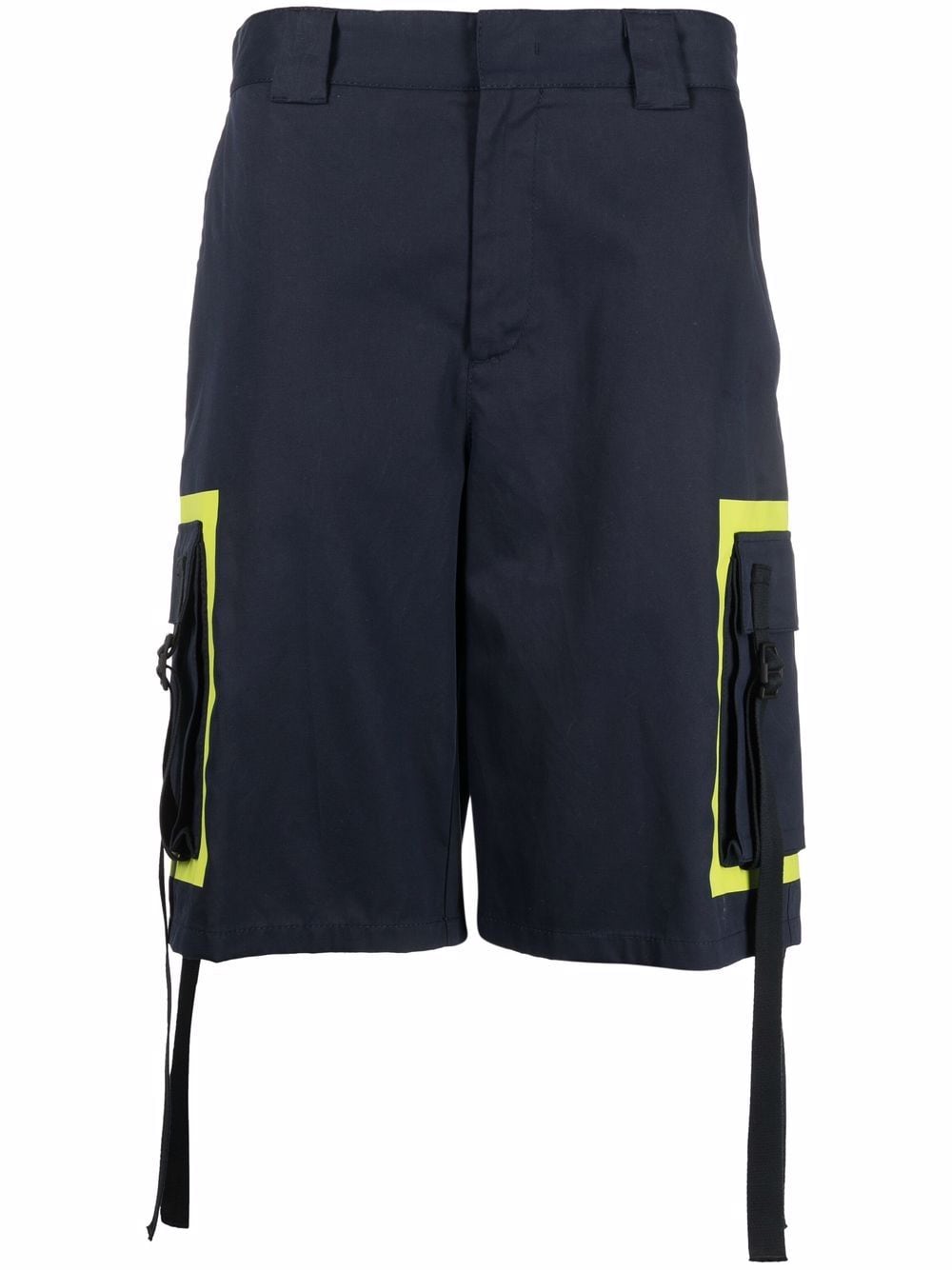 MSGM tassel-detail knee-length shorts - Blue von MSGM