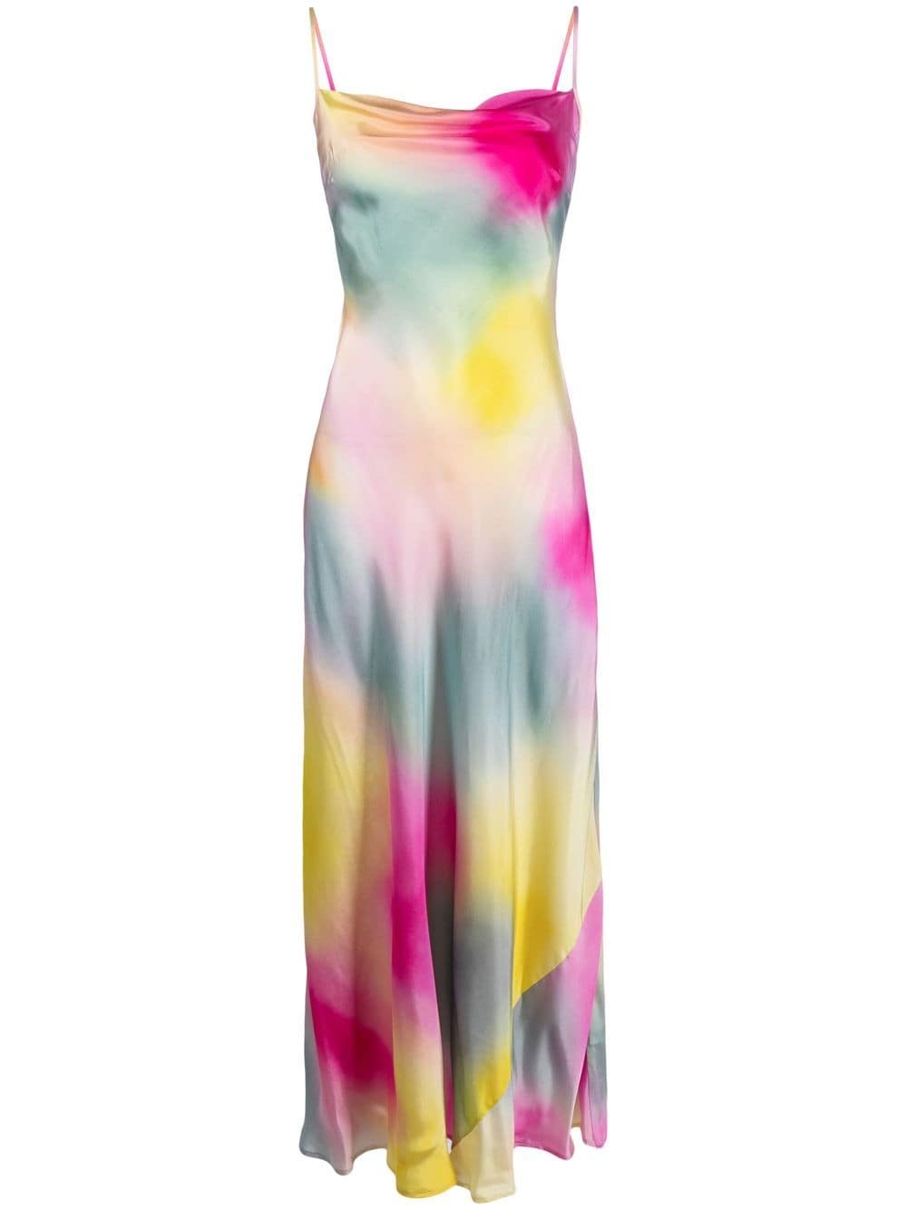 MSGM watercolour maxi camisole dress - Pink von MSGM