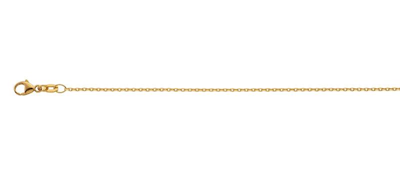 Collier Anker Gelbgold 750, 1.2mm, 36cm Damen Gelbgold 36cm von MUAU Schmuck
