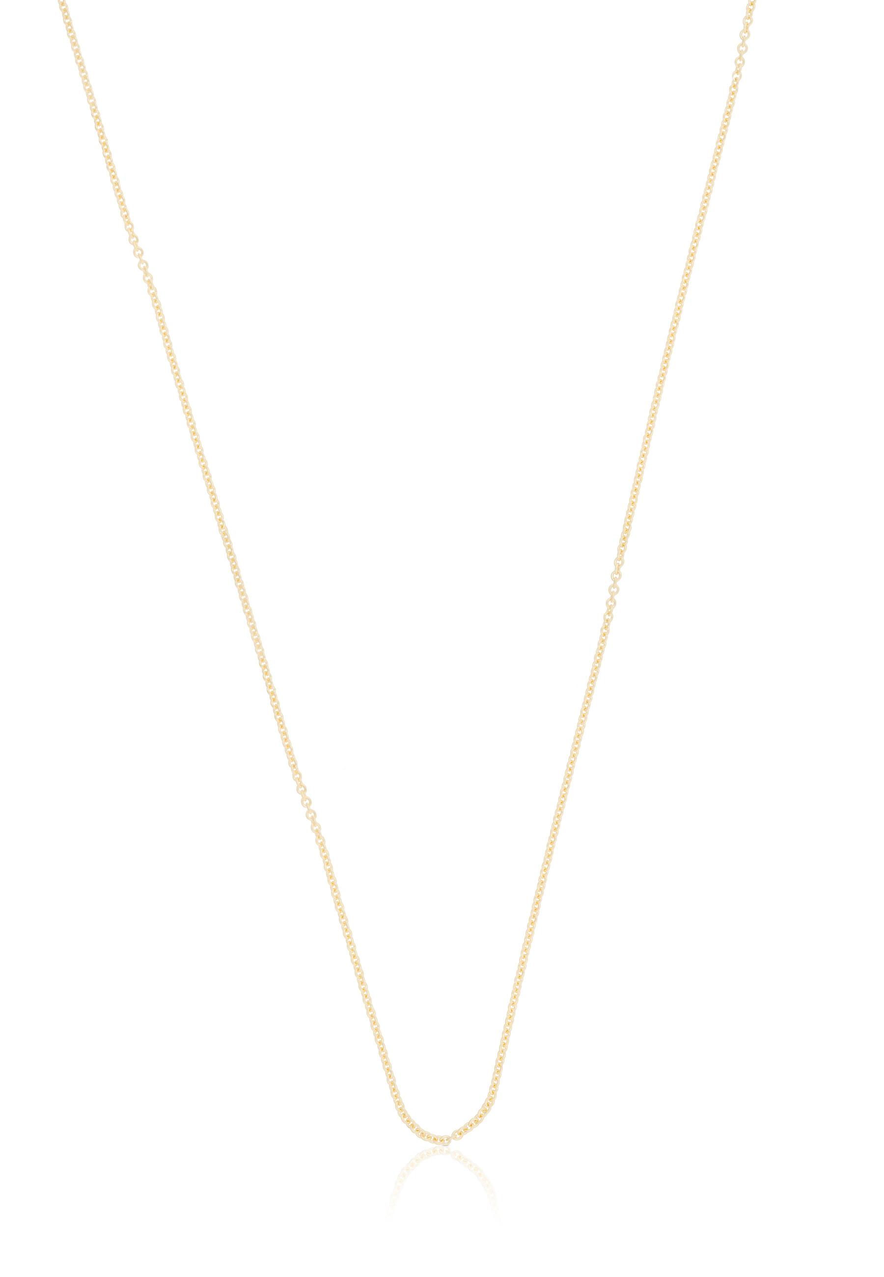 Collier Anker Gelbgold 750, 1.3mm, 38cm Damen Gelbgold 38cm von MUAU Schmuck