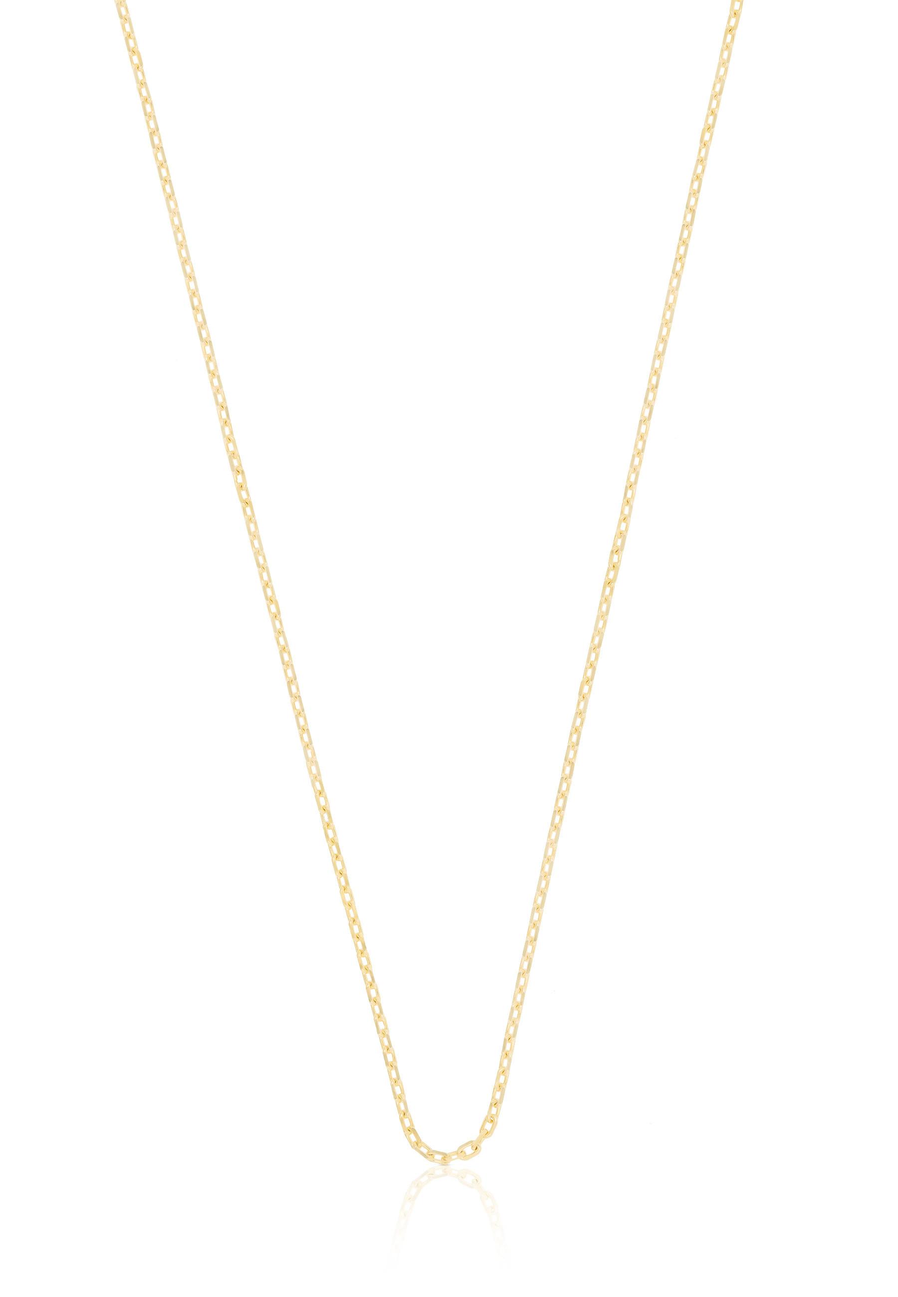 Collier Anker Gelbgold 750, 1.3mm, 38cm Damen Gelbgold 38cm von MUAU Schmuck