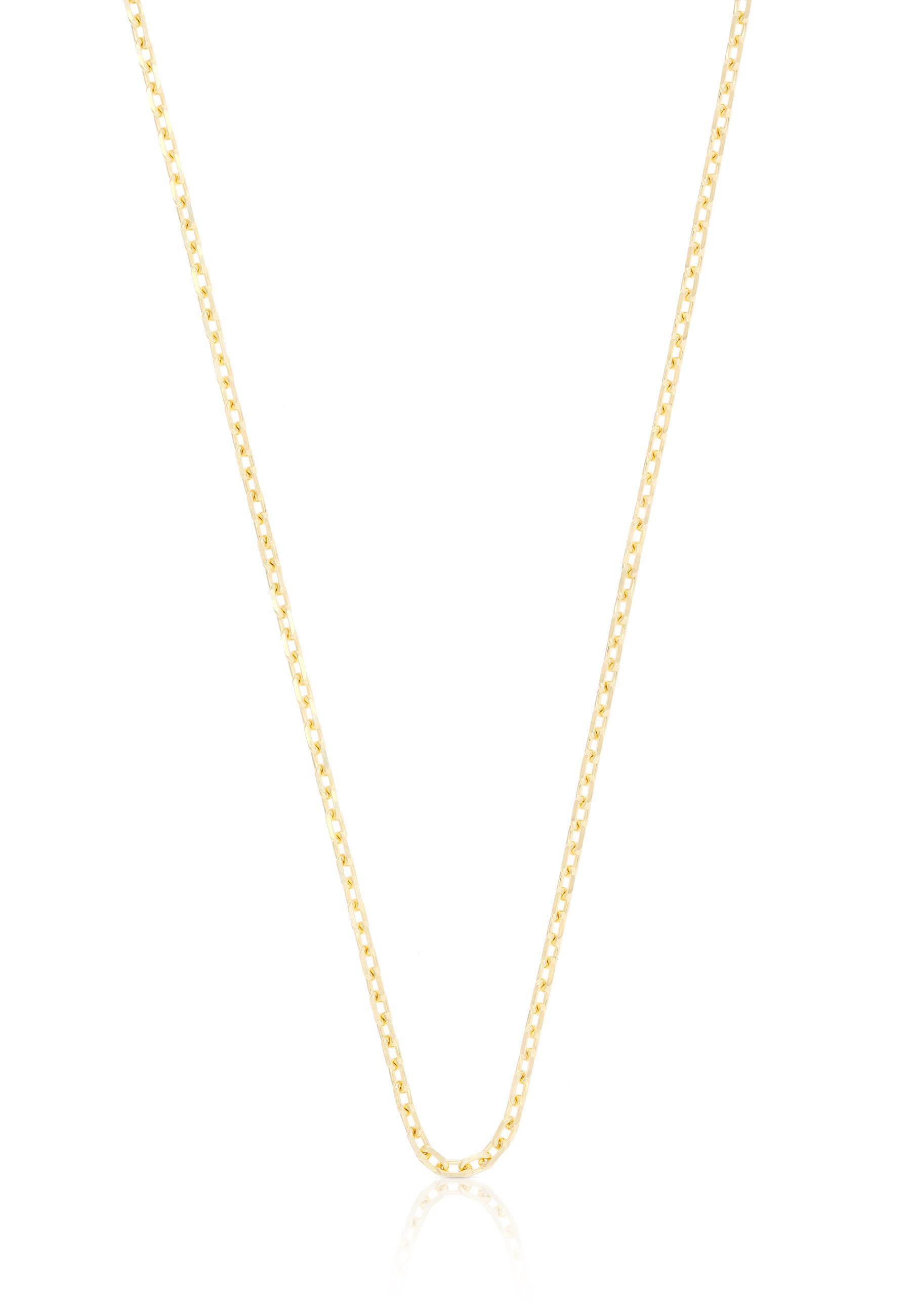 Collier Anker Gelbgold 750, 1.7mm, 50cm Damen Gelbgold 50 CM von MUAU Schmuck