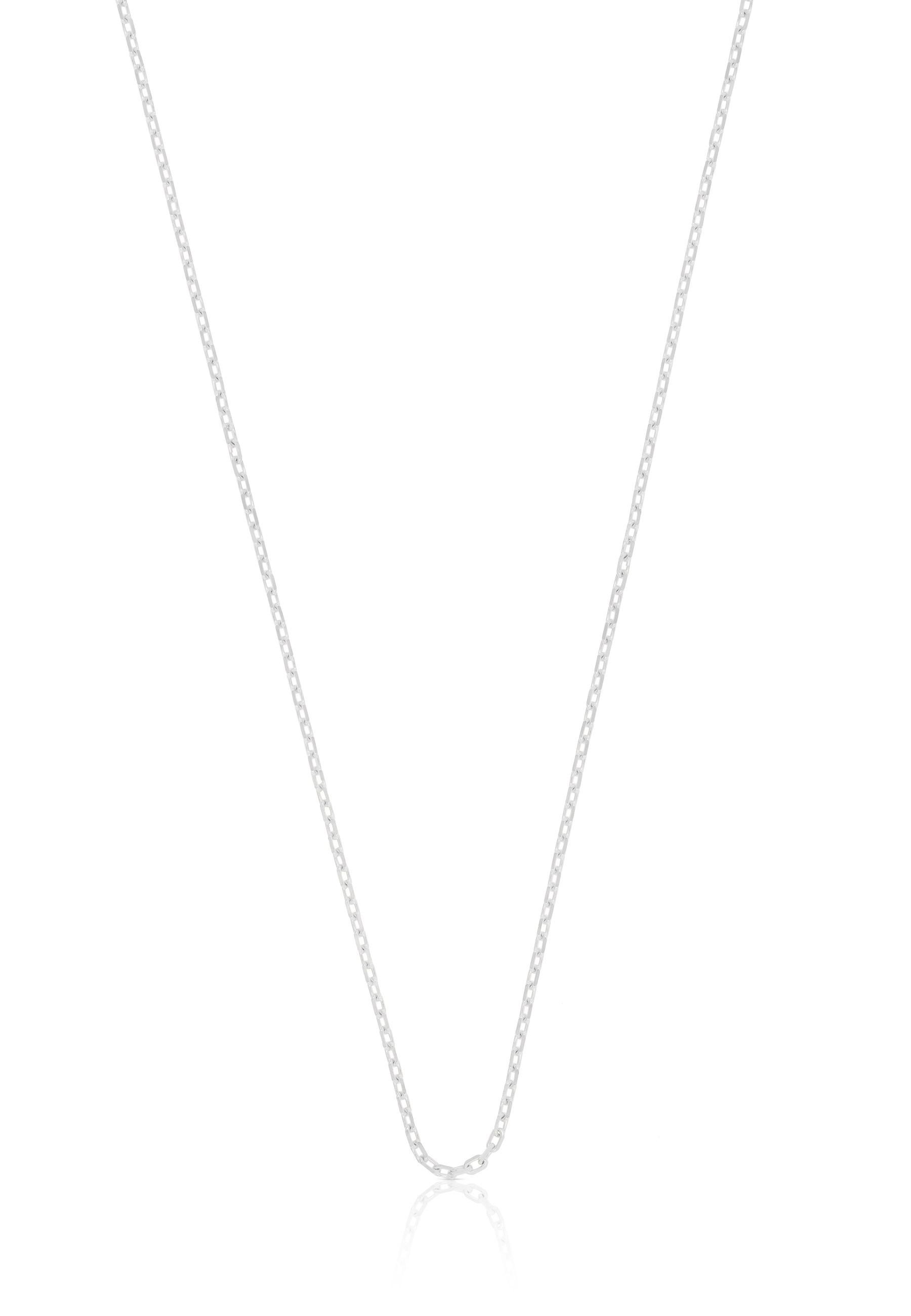 Collier Anker Weissgold 750, 2.5mm, 40cm Damen Silber 40cm von MUAU Schmuck