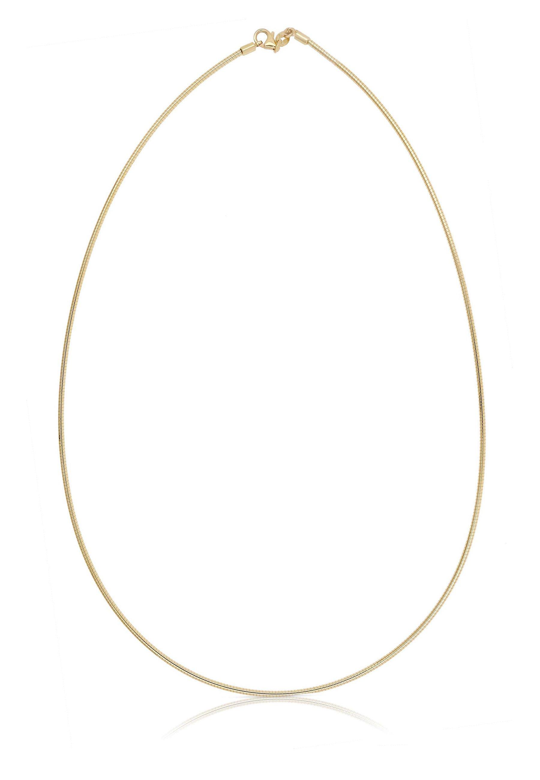 Collier Omega Glied Gelbgold 750, 1.4mm, 40cm Damen Gelbgold 40cm von MUAU Schmuck