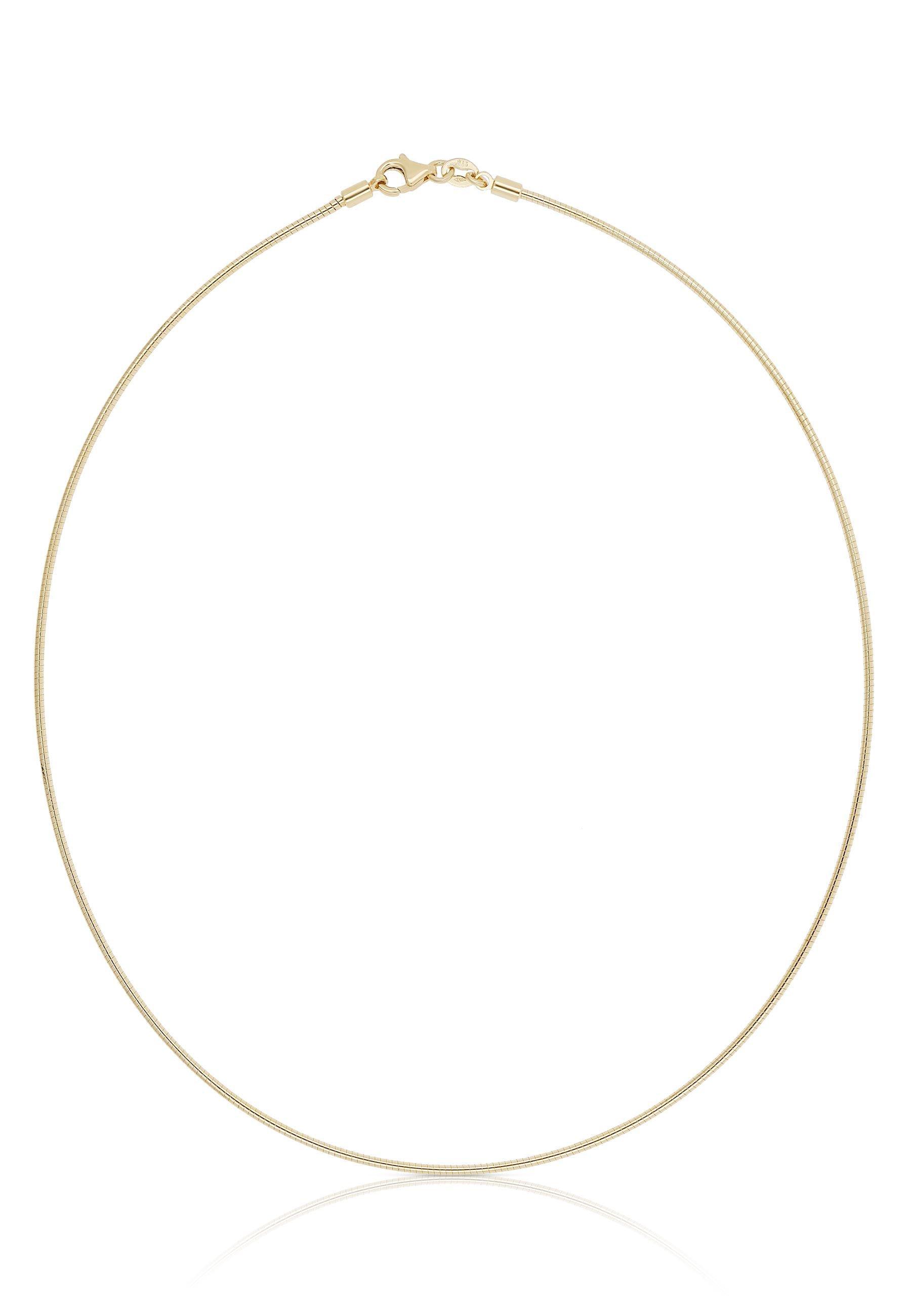 Collier Omega Glied Gelbgold 750, 1.8mm, 42cm Damen Gelbgold 42cm von MUAU Schmuck